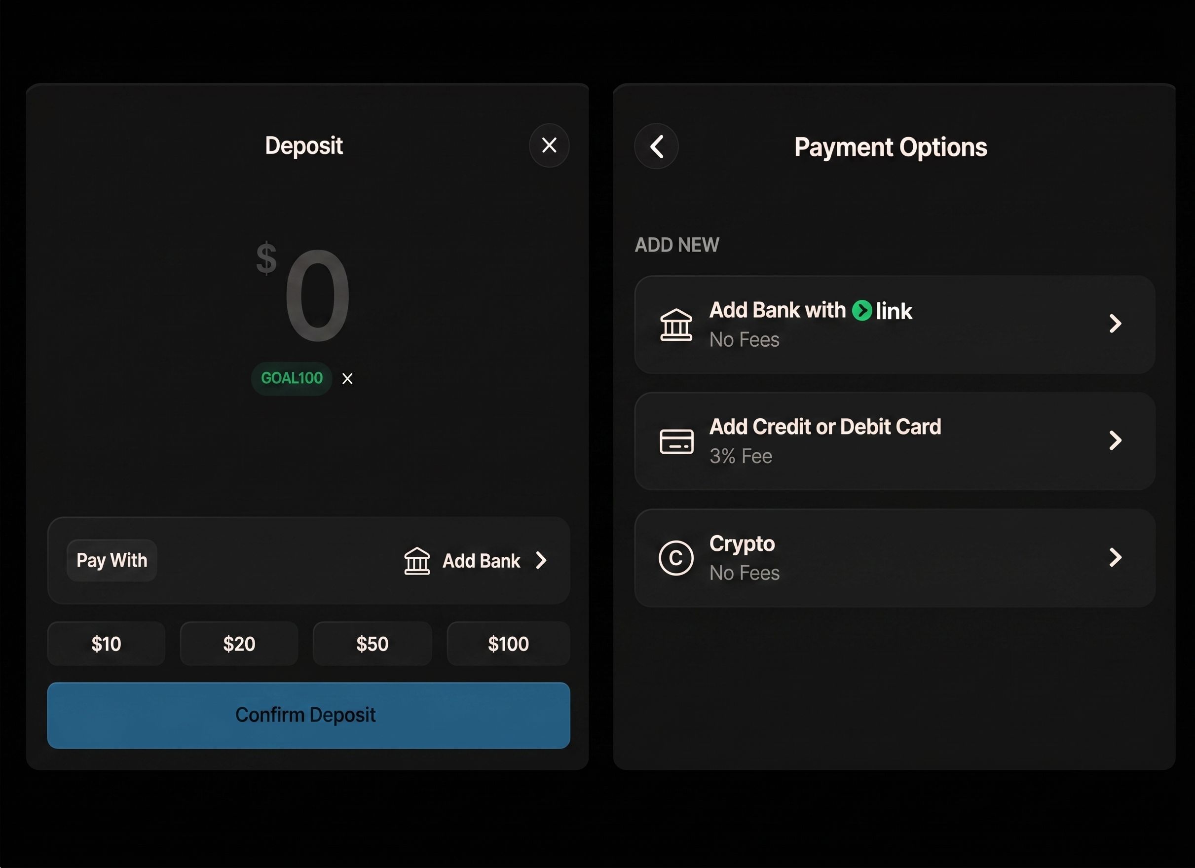novig payment options