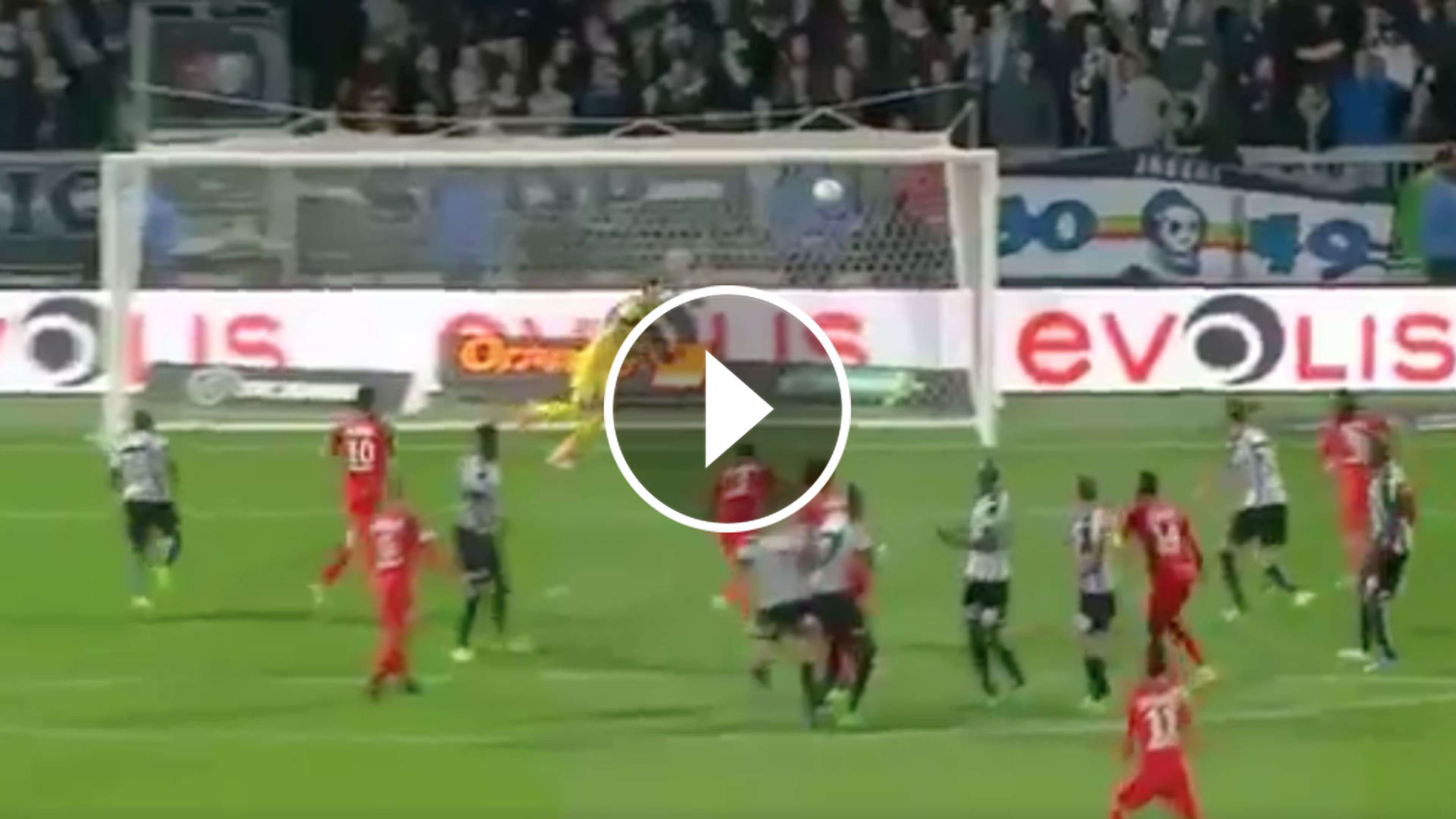 Di María free kick goal Angers PSG 140417