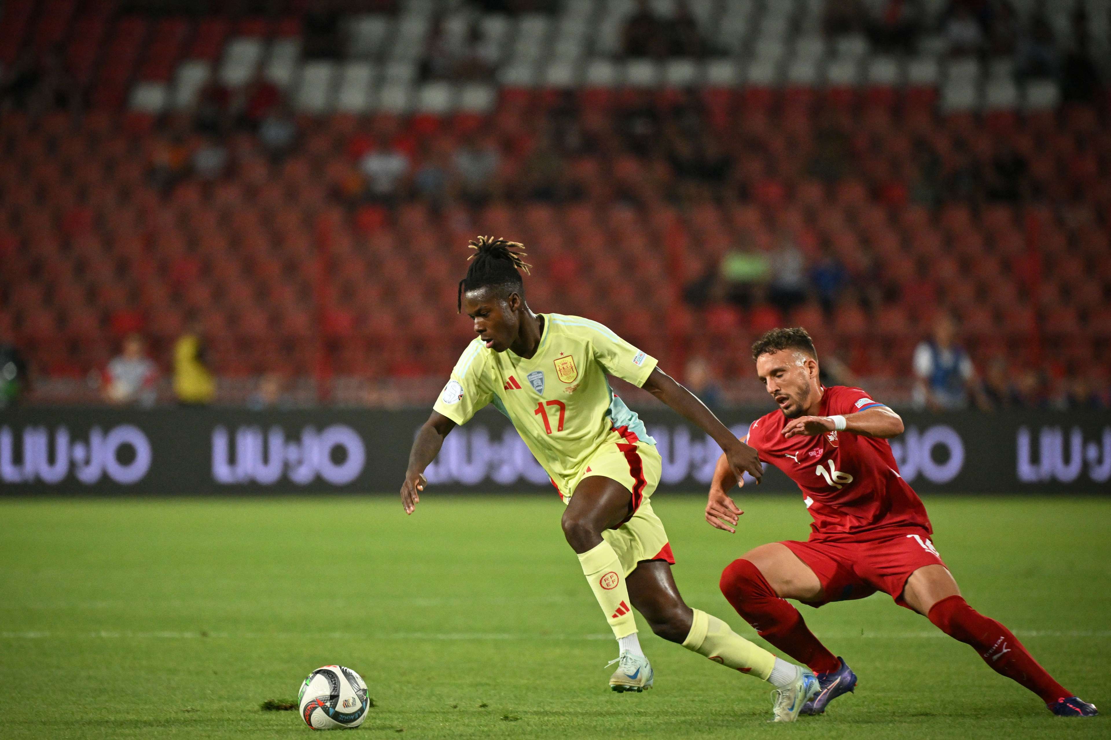 Nico Williams España Serbia UEFA Nations League 05092024