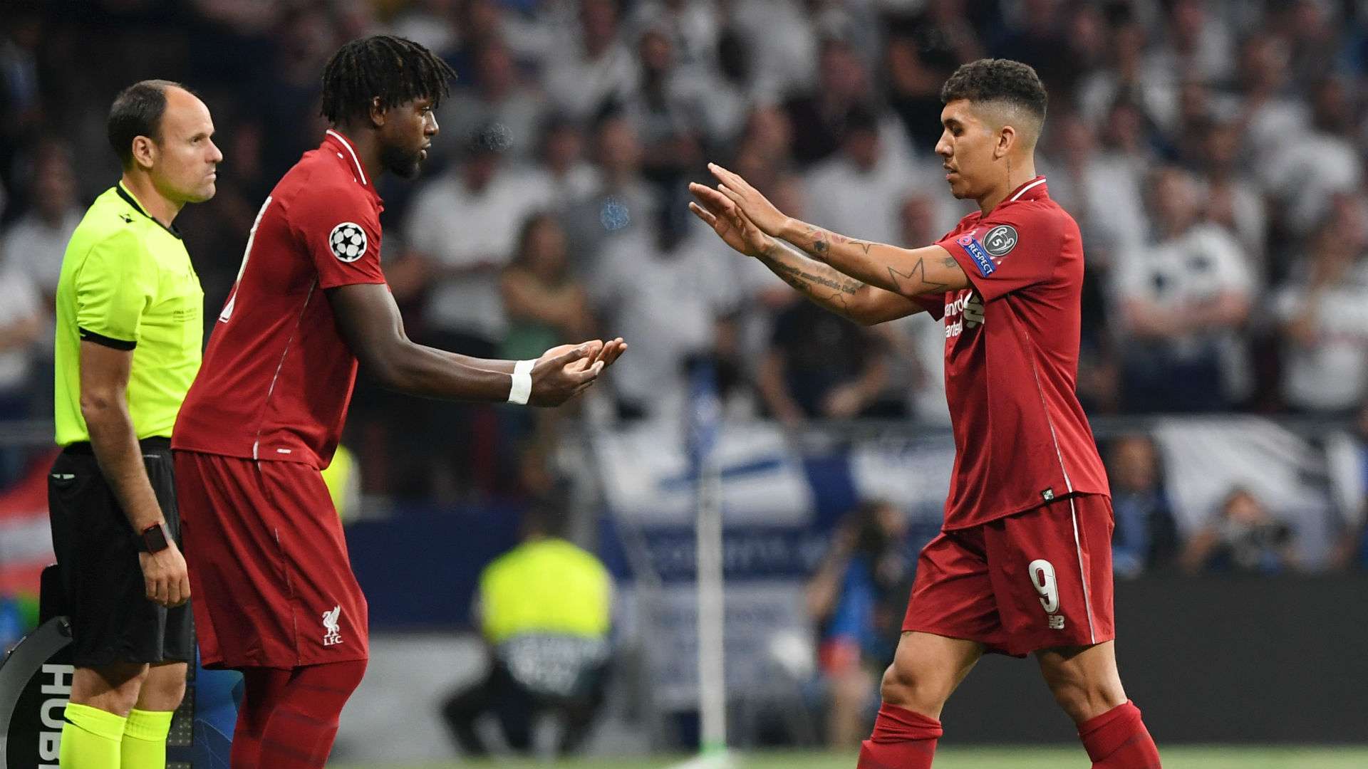 Roberto Firmino Divock Origi Liverpool Tottenham 01062019