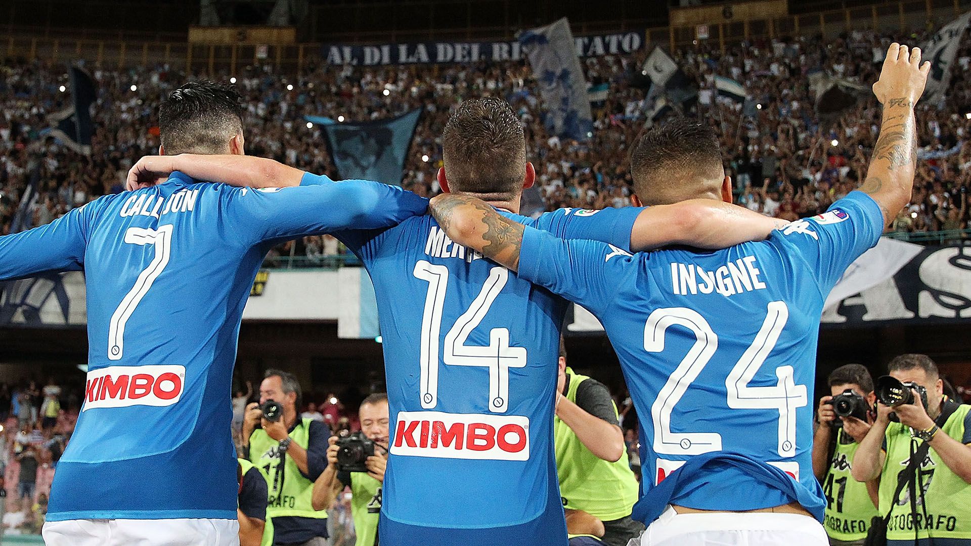 Insigne Mertens Callejon Napoli