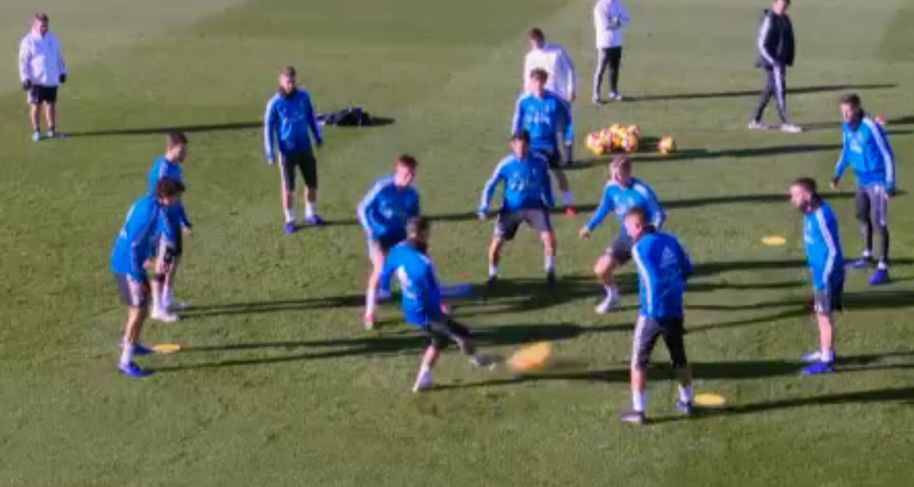 Toni Kroos Real Madrid training