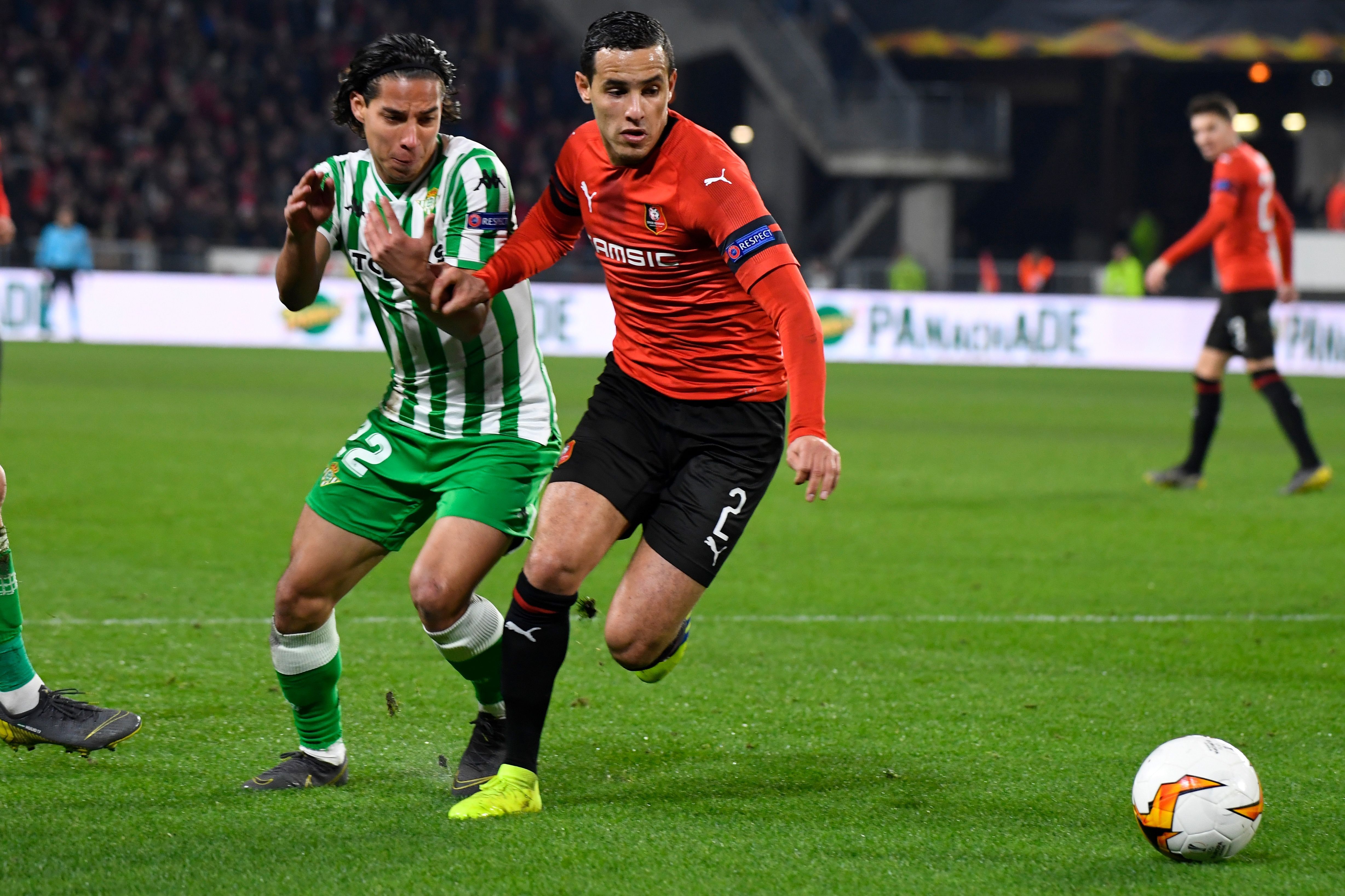 Lainez Rennes Betis Europa League