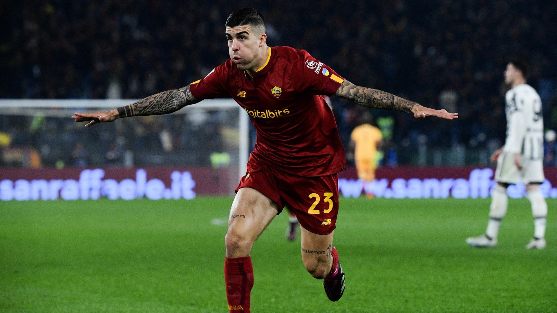 Gianluca Mancini Roma Juventus