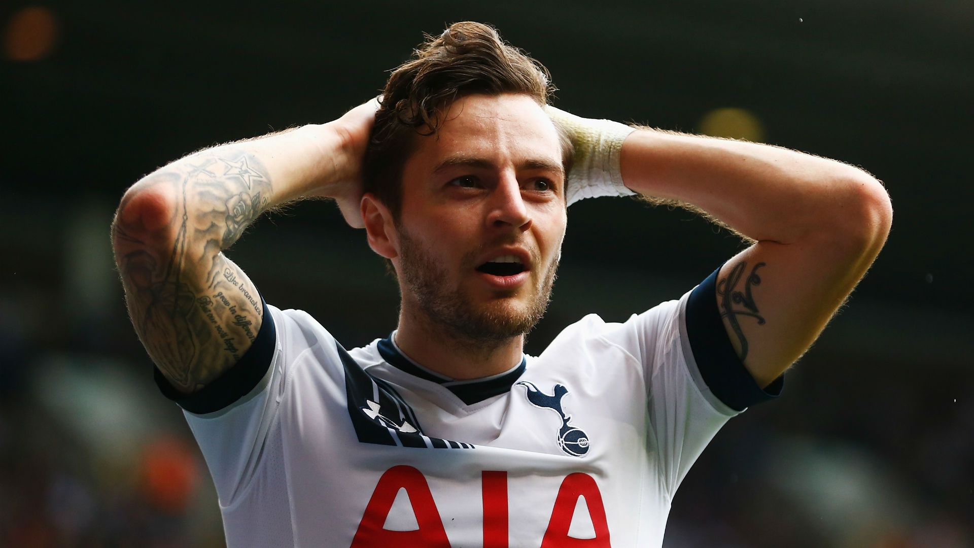 Ryan Mason Premier League Everton v Tottenham 290815