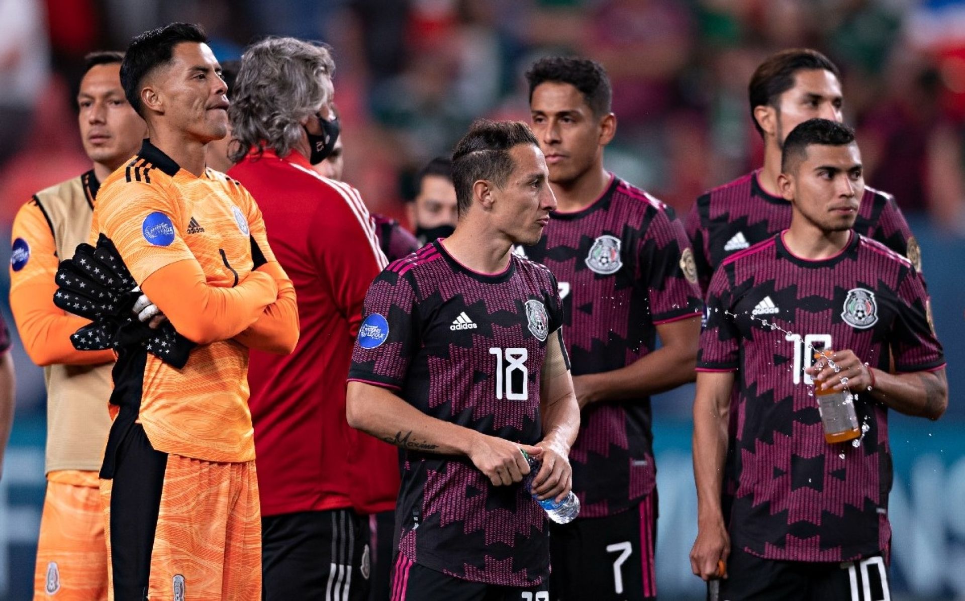 Alfredo talavera, Andrés guardado, Luis Romo, Orbelín Pineda / México Concacaf Nations League
