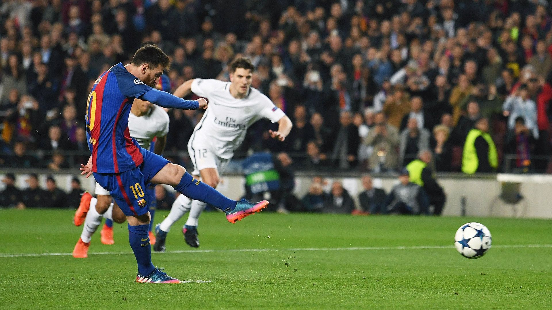 Lionel Messi Barcelona PSG UEFA Champions League 08032016