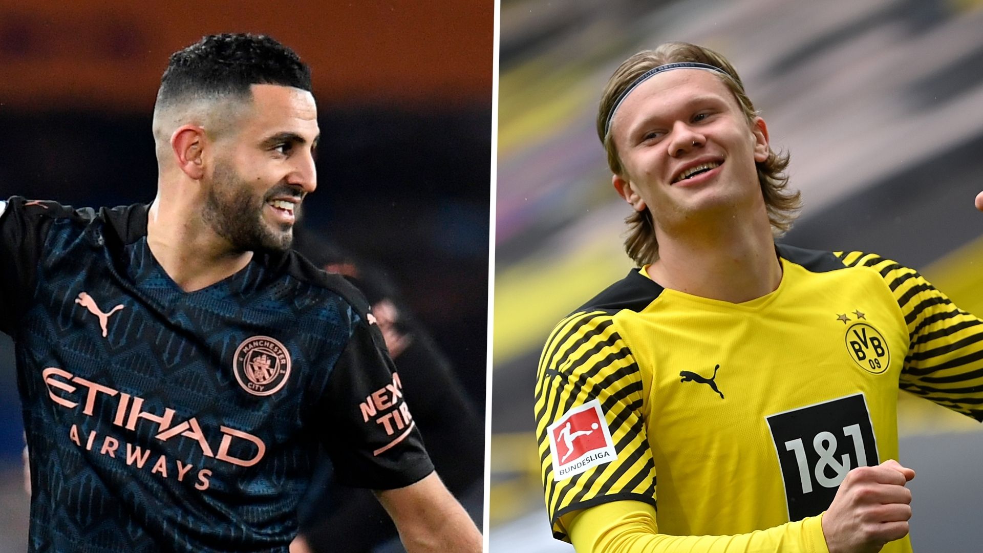 Riyad Mahrez Erling Haaland Manchester City Dortmund BVB