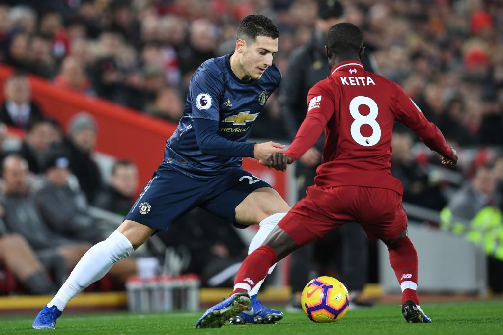 Naby Keita Liverpool Diogo Dalot Manchester United EPL 161218