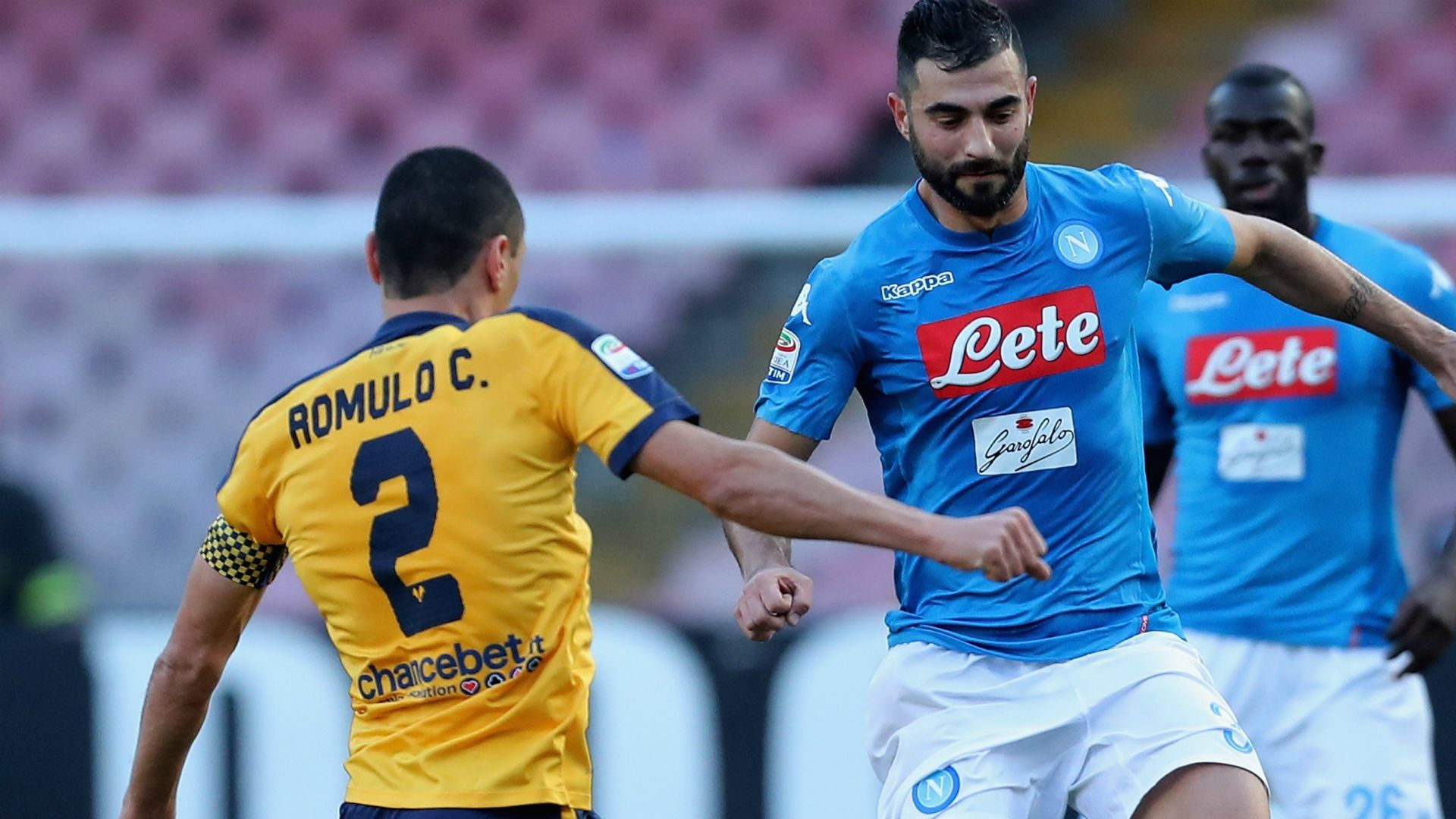 Albiol Romulo Napoli Verona Serie A