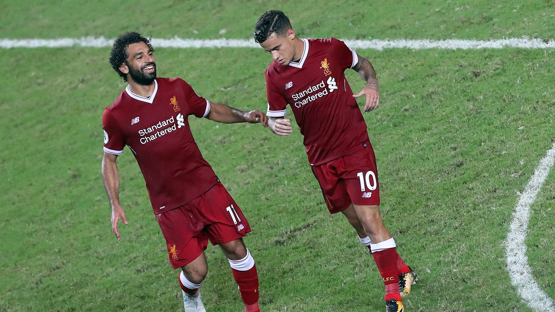 Mohamed Salah Philippe Coutinho Liverpool 22072017