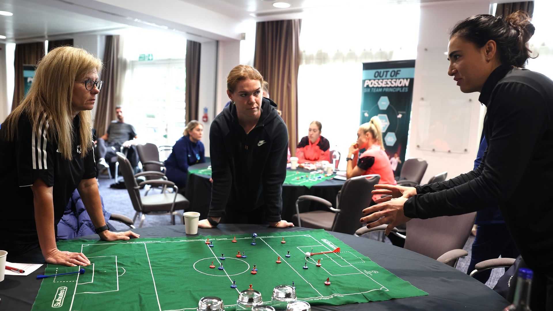 Aoife Mannion Zecira Musovic FA coaching course