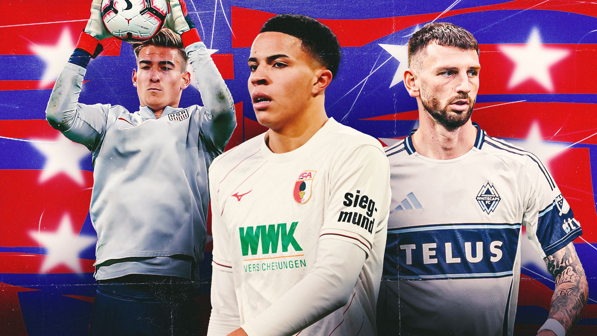 Jonathan Klinsmann, Noahkai Banks, Tristan Blackmon