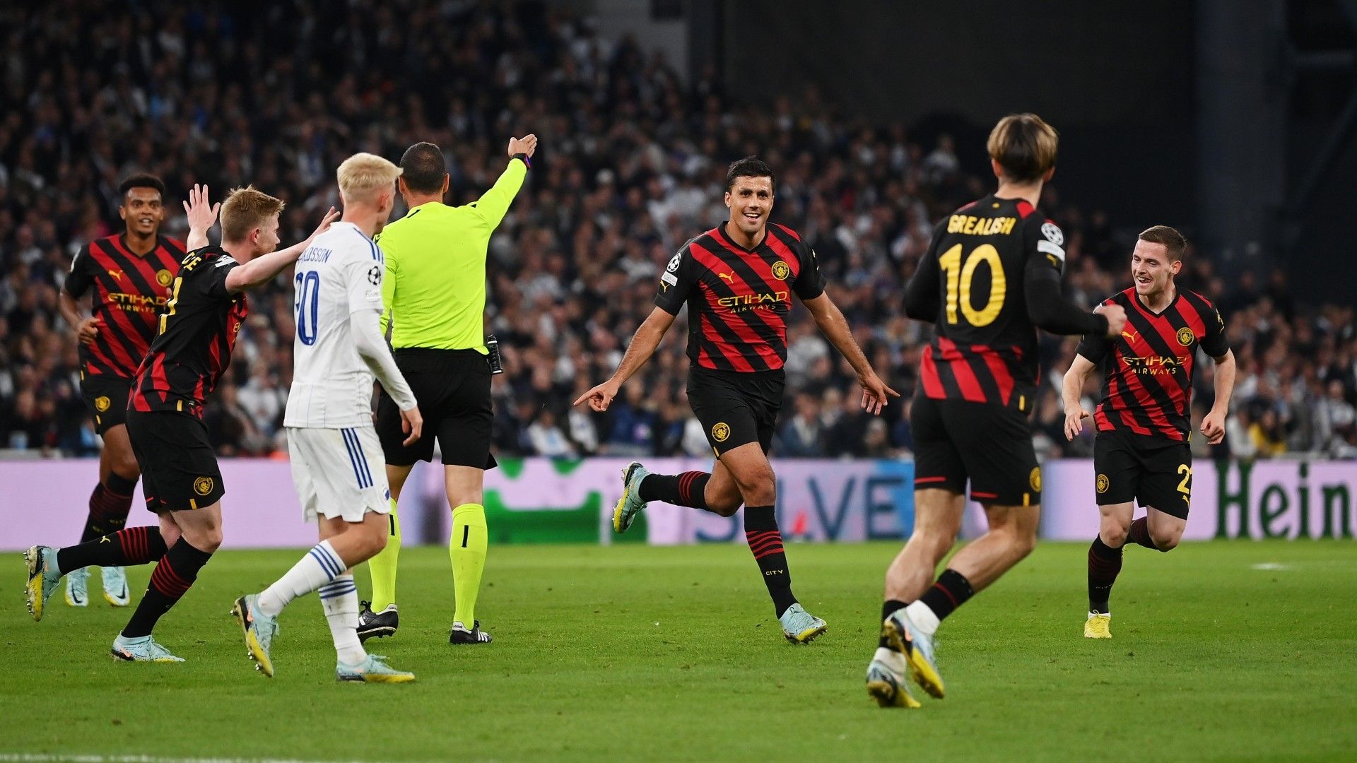 Rodri Man City Copenhagen 2022-23