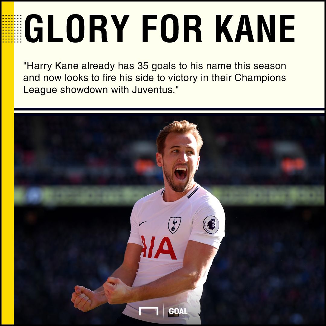 Spurs Juventus goalscorers graphic