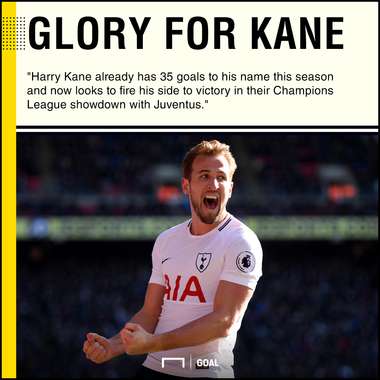 Spurs Juventus goalscorers graphic