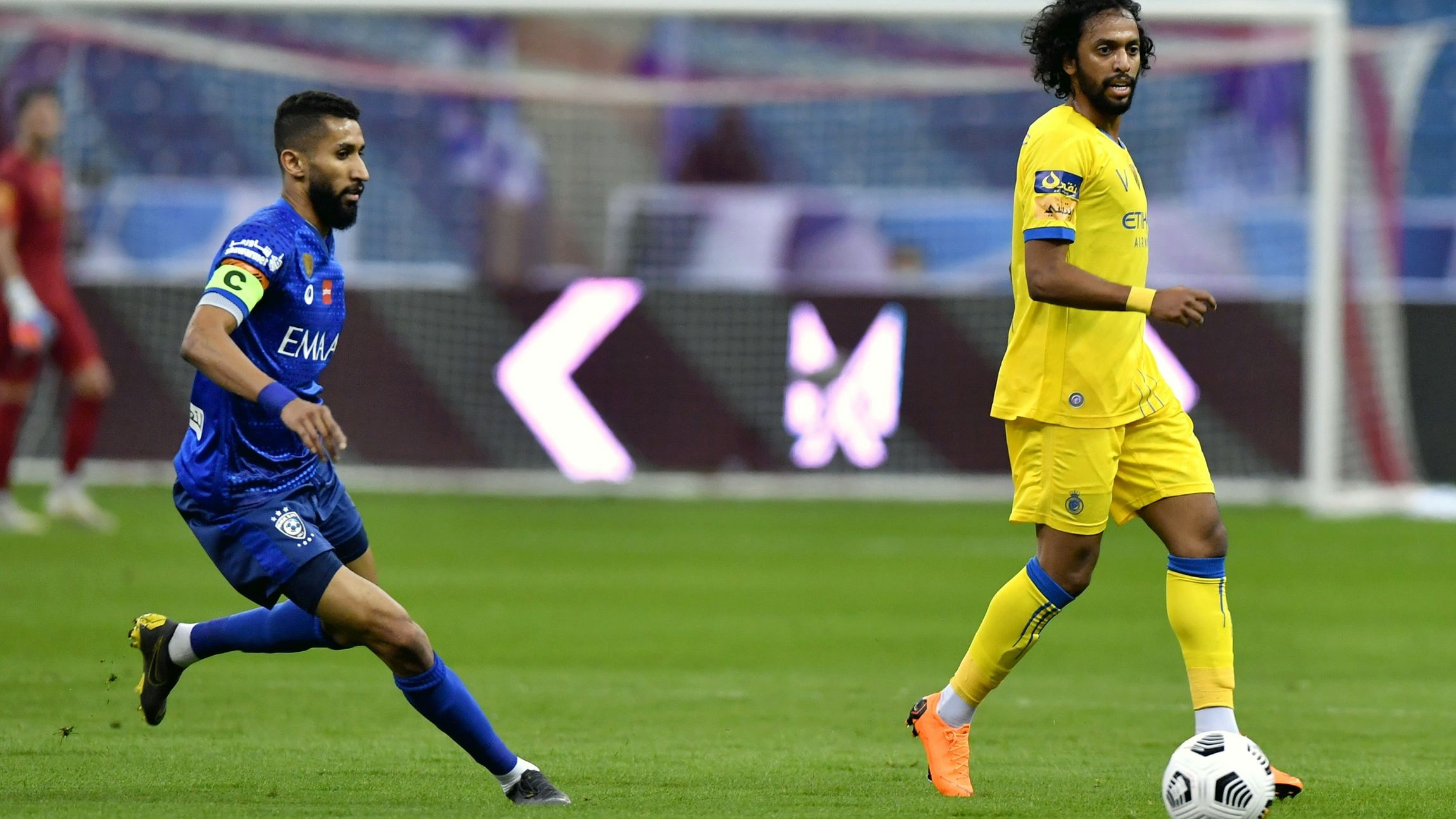 Salman Al-Faraj (L) Abdulmajeed Al Sulaiheem (R) Al Hilal Al Nassr SPL 23 November 2020