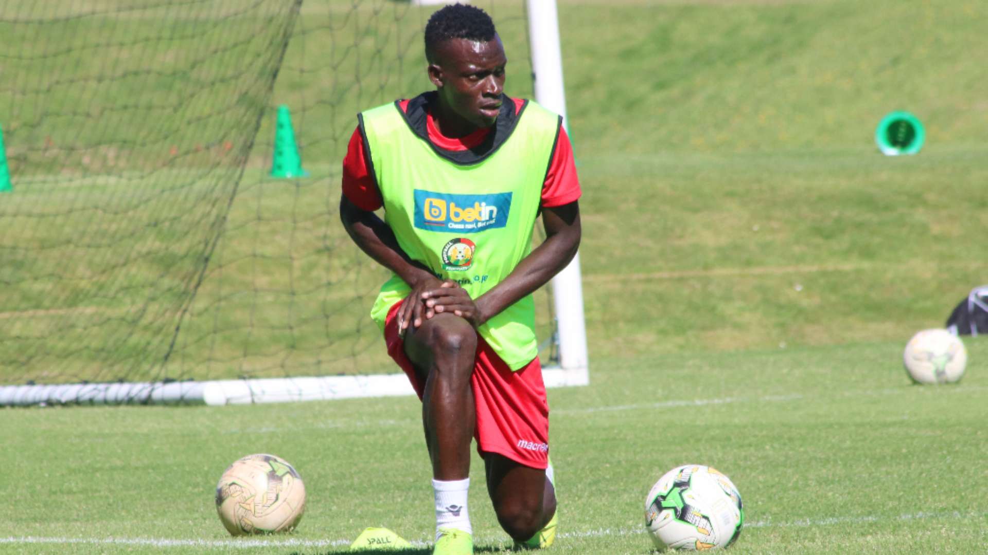 Harambee Stars defender Philemon Otieno and Gor Mahia.