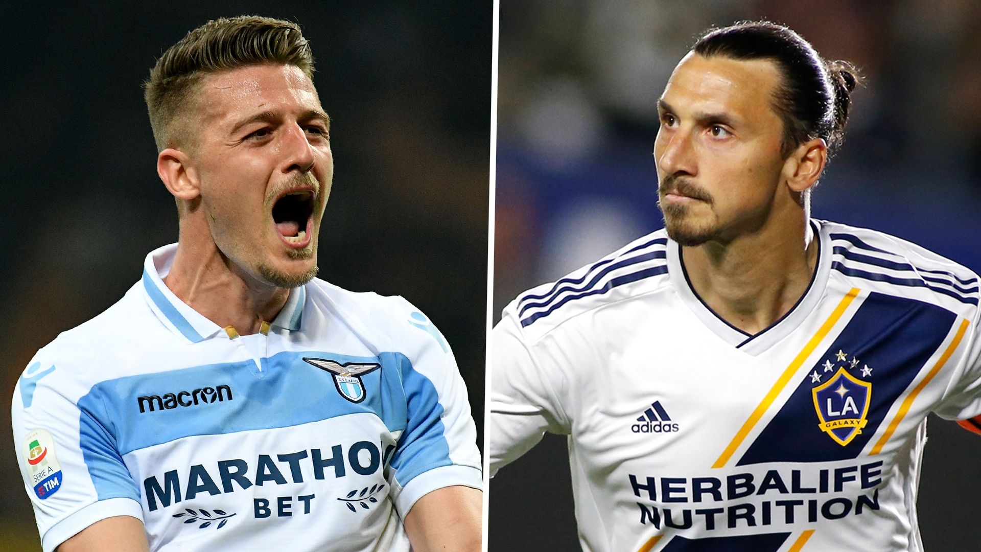 Sergej Milinkovic-Savic Zlatan Ibrahimovic