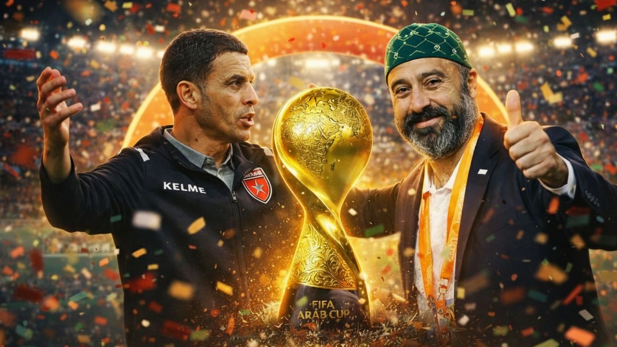 Arab Cup 2025 Jordan Morocco GFX GOAL ONLY