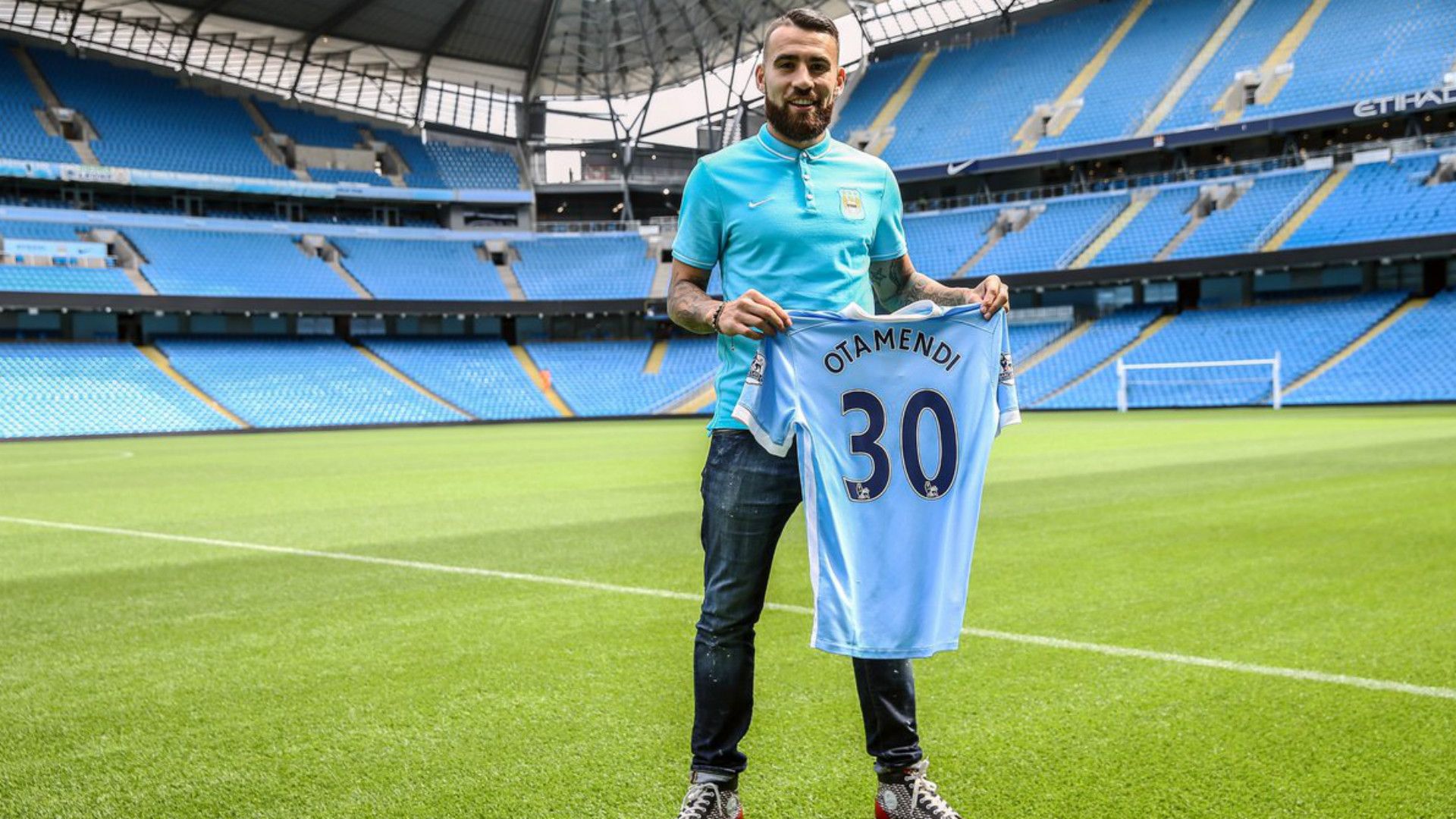 Nicolas Otamendi Manchester City 2015
