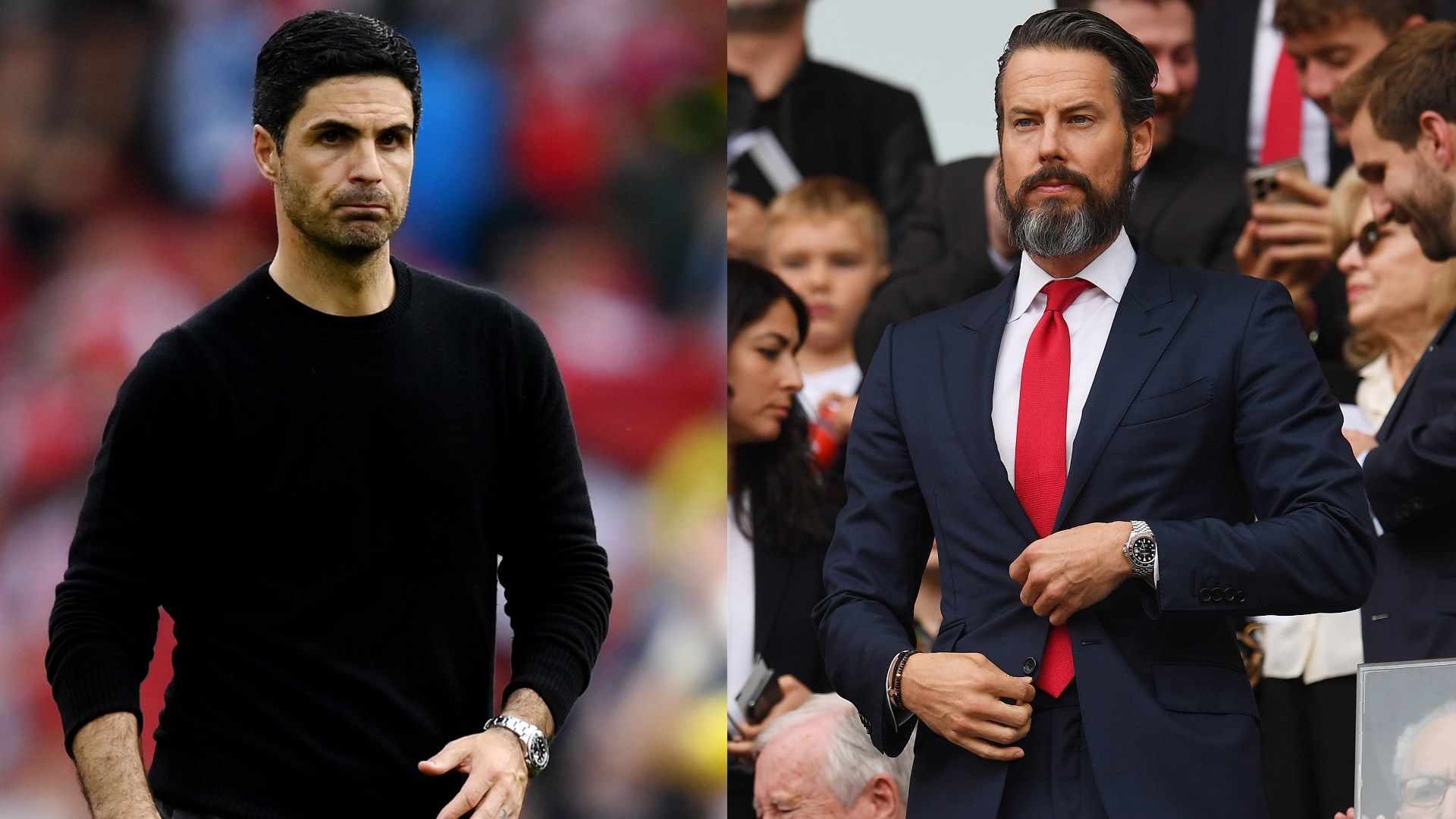 Mikel Arteta Josh Kroenke Arsenal GFX