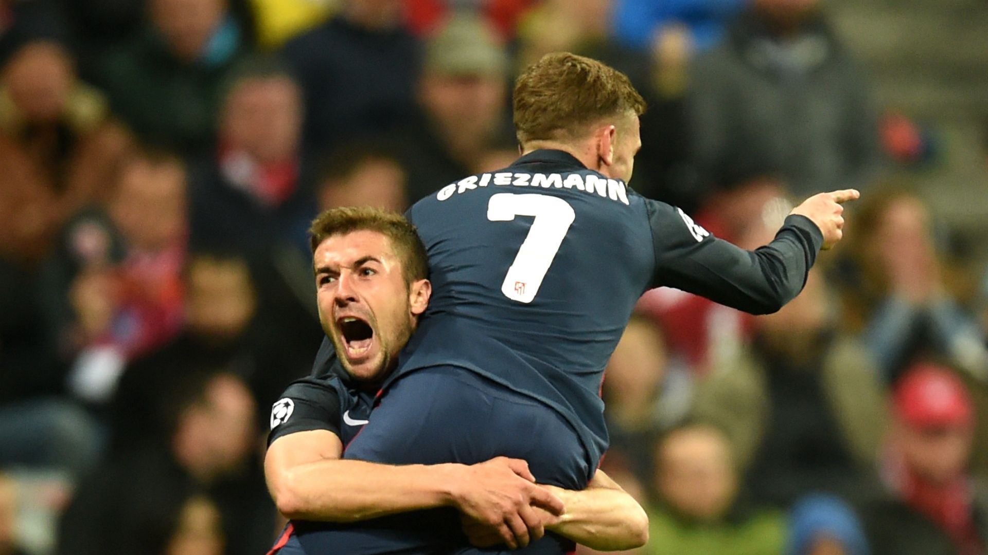 Gabi Antoine Griezmann Atletico Madrid Champions League