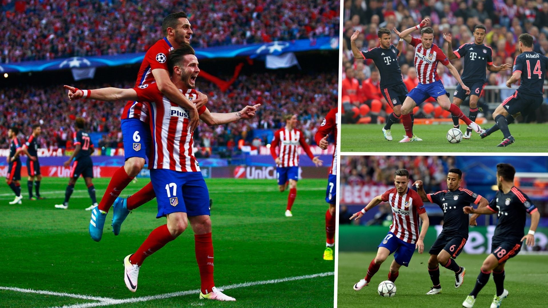 Saul Atletico Madrid Bayern UCL 2016