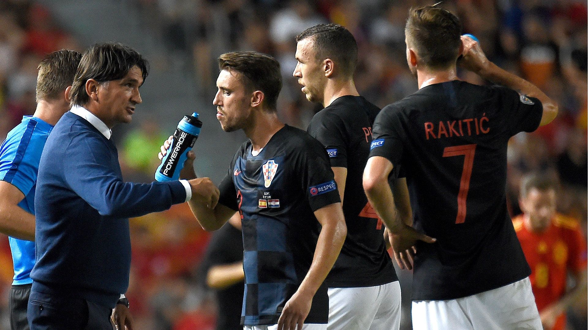 Croatia Spain Dalic Pivaric Perisic 11092018