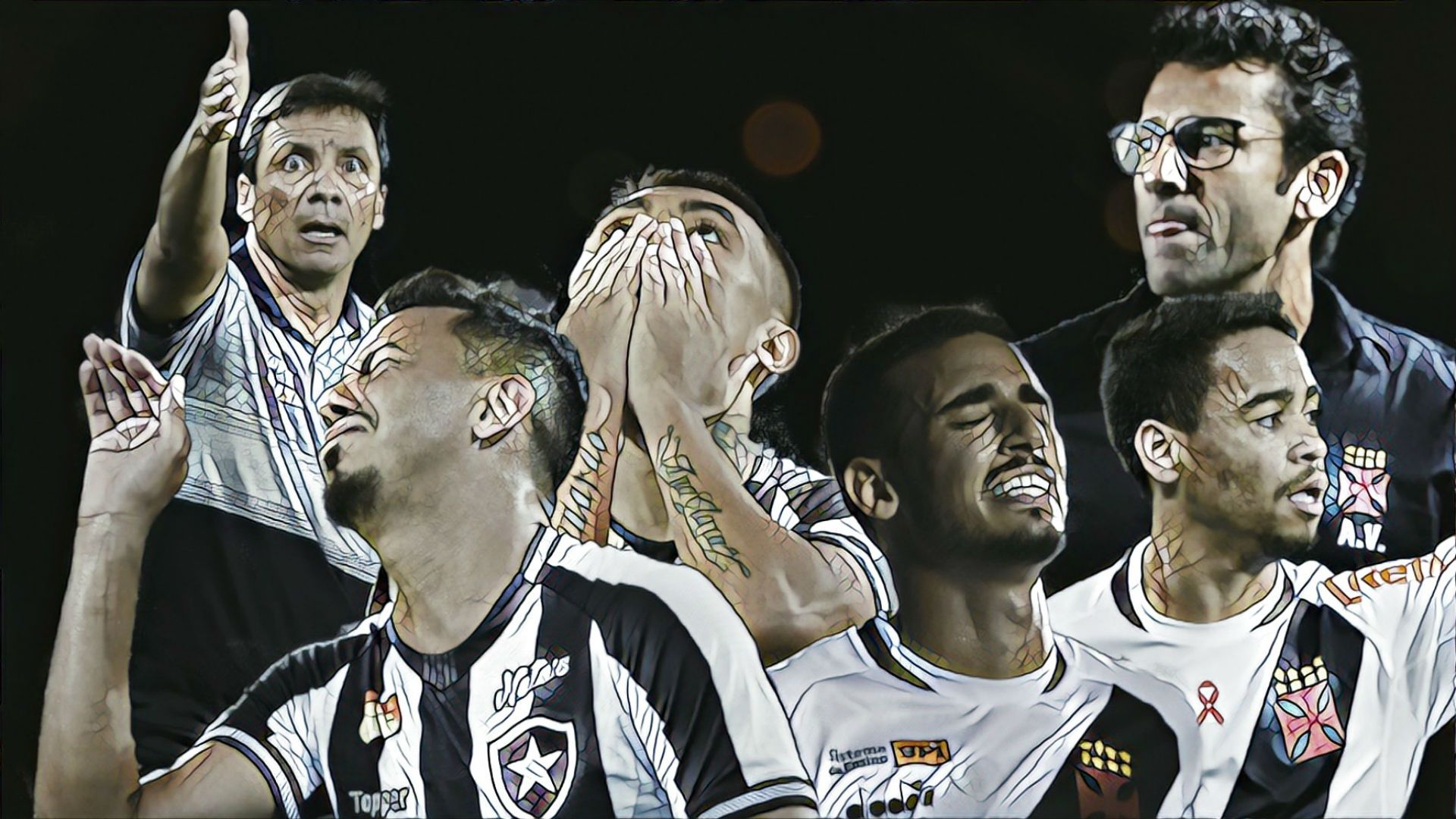 GFX Botafogo Vasco montagem