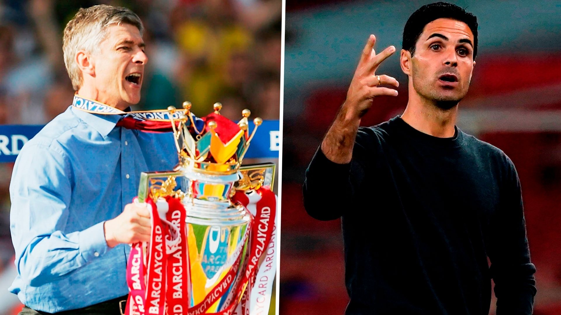 Arsene Wenger Mikel Arteta Arsenal