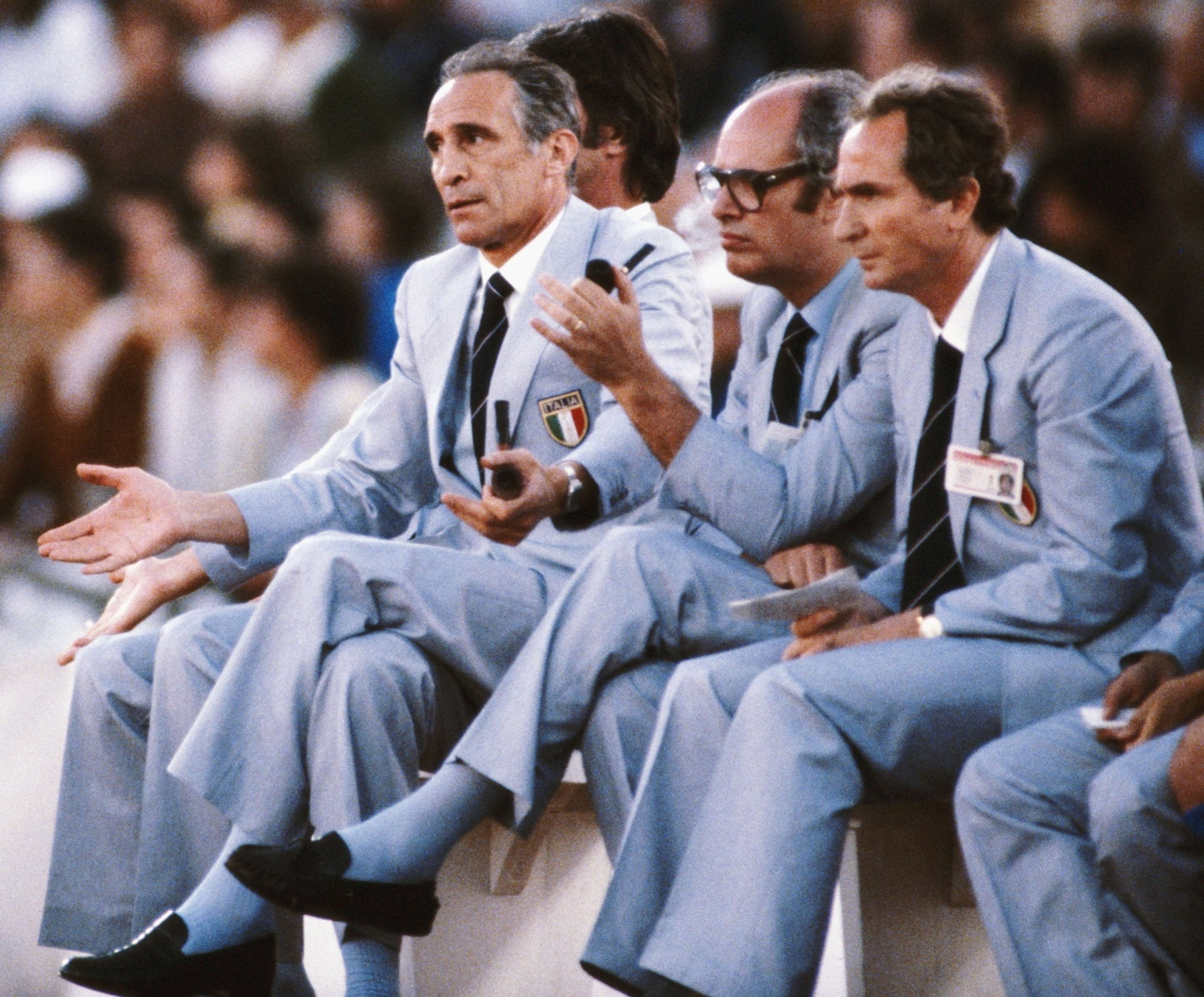 EMBED ONLY: Enzo Bearzot and staff