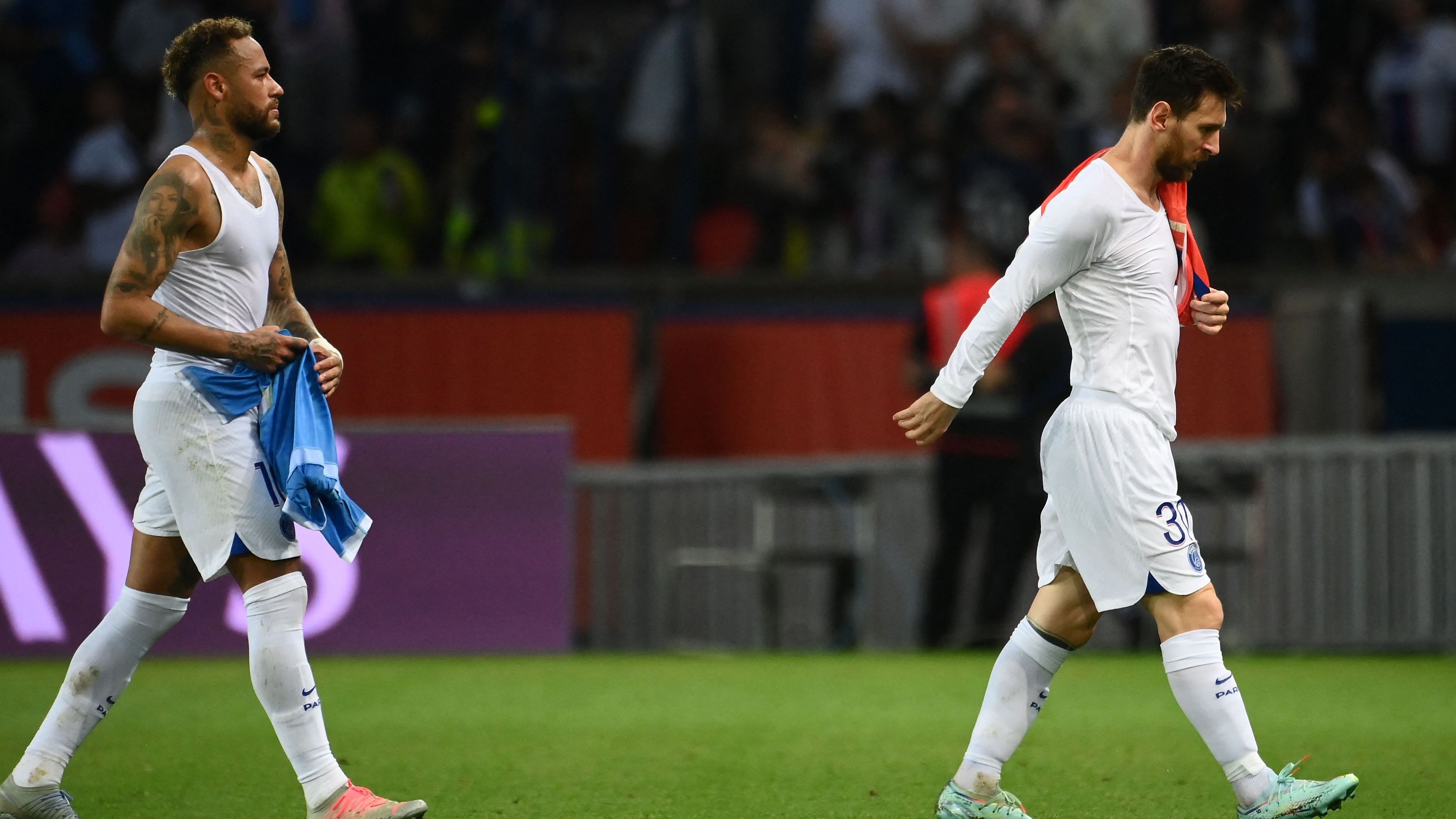 Neymar Lionel Messi PSG Troyes 2022-23