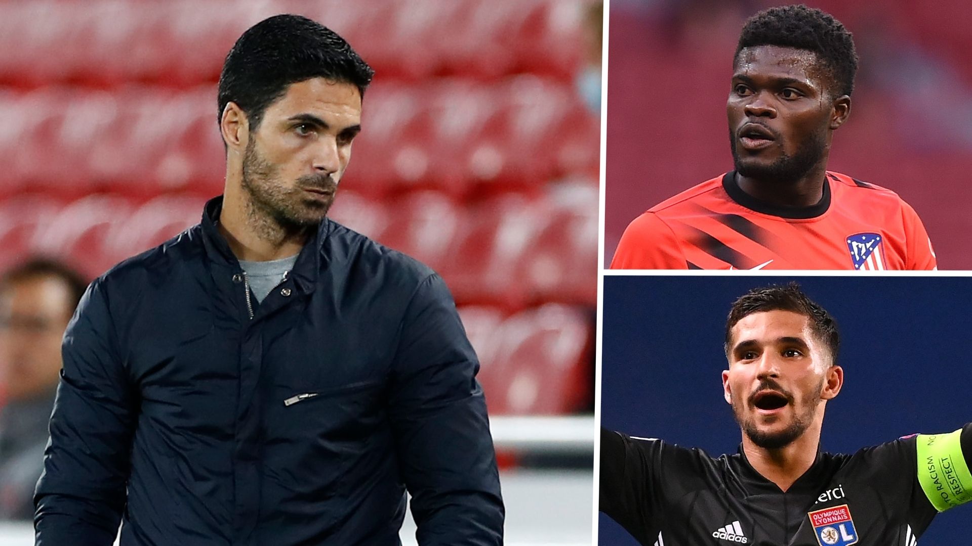 Arteta Partey Aouar Arsenal GFX