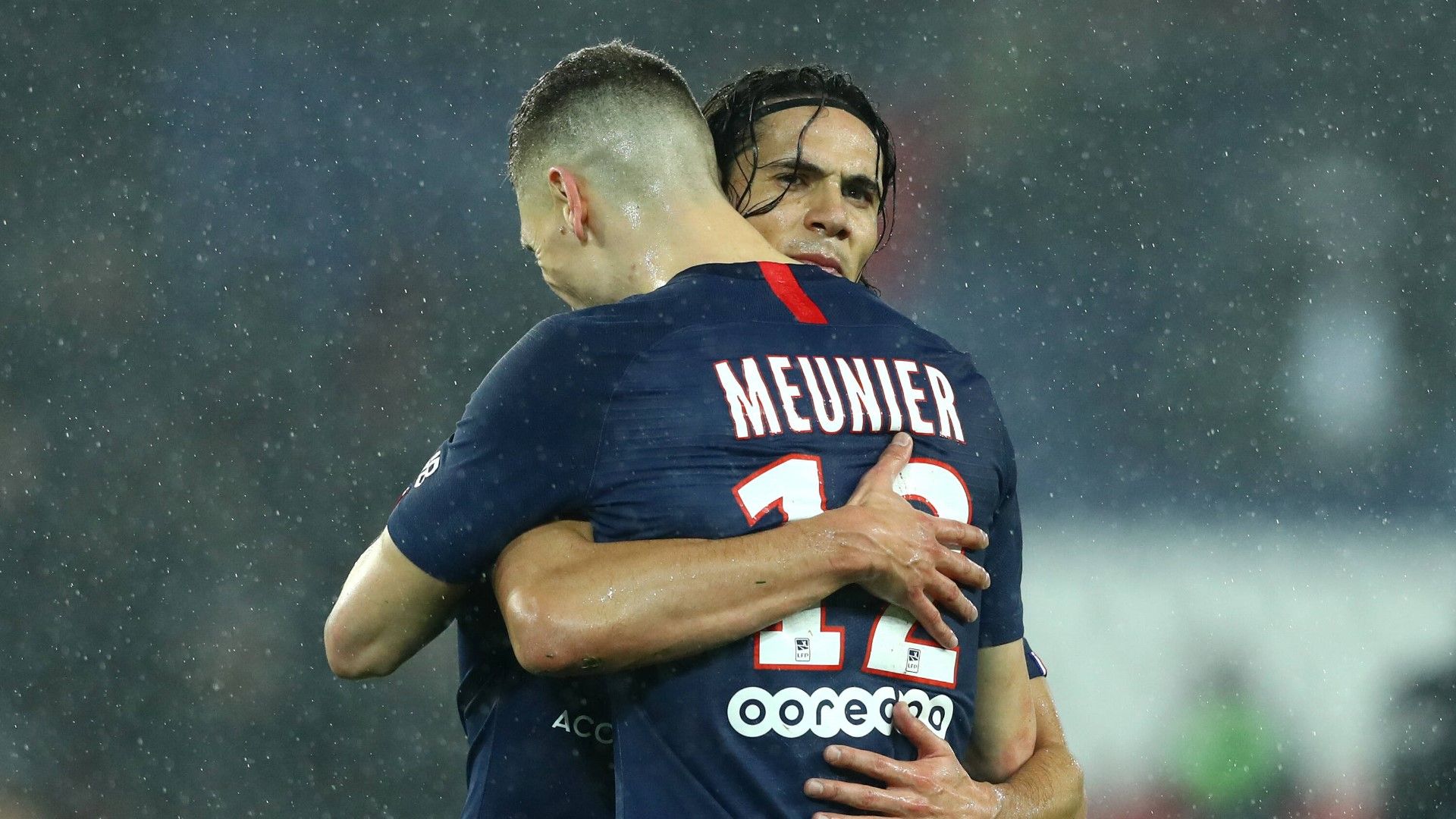 GER ONLY Thomas Meunier Edinson Cavani PSG