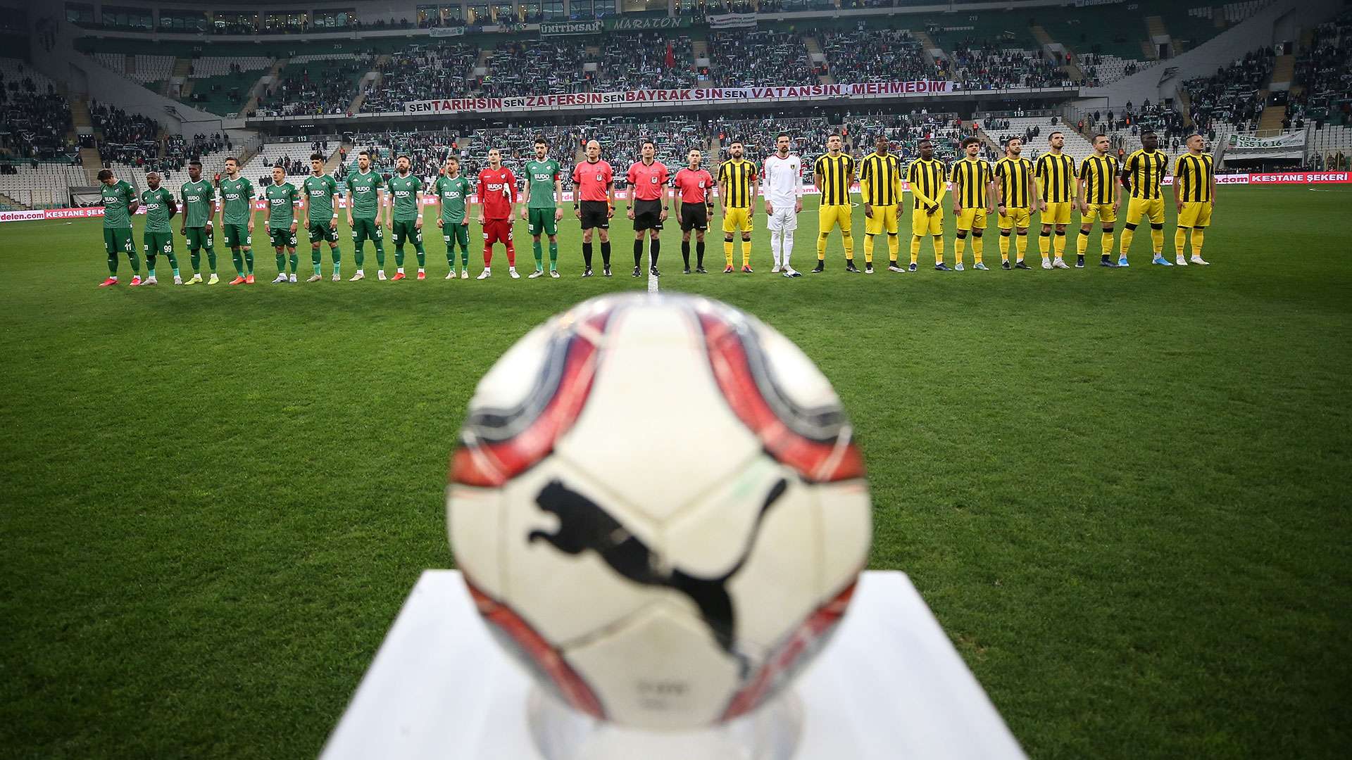 İstanbulspor Bursaspor Seremoni 03182020