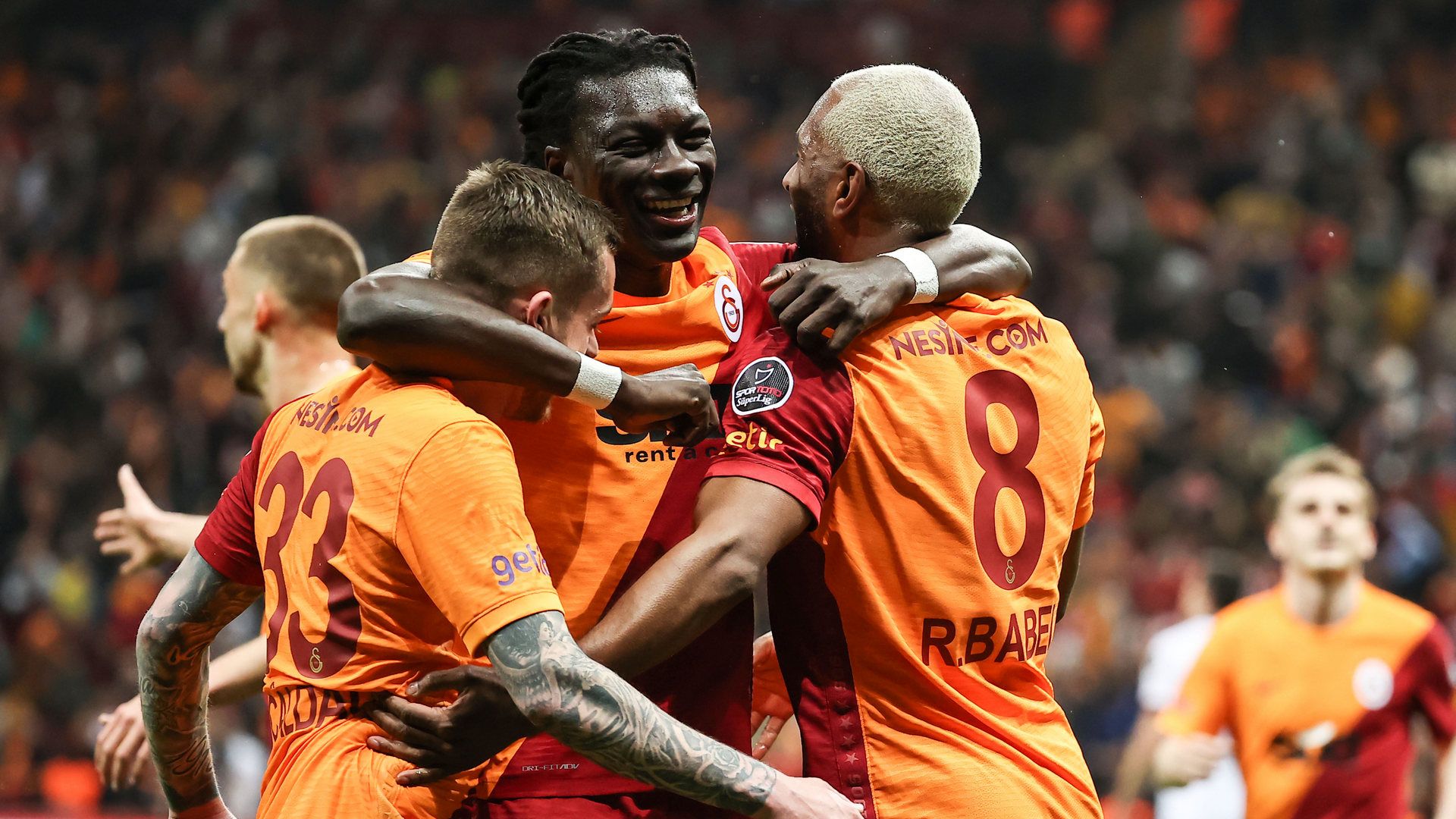 Galatasaray goal celebration vs Karagümrük 02.04.2022