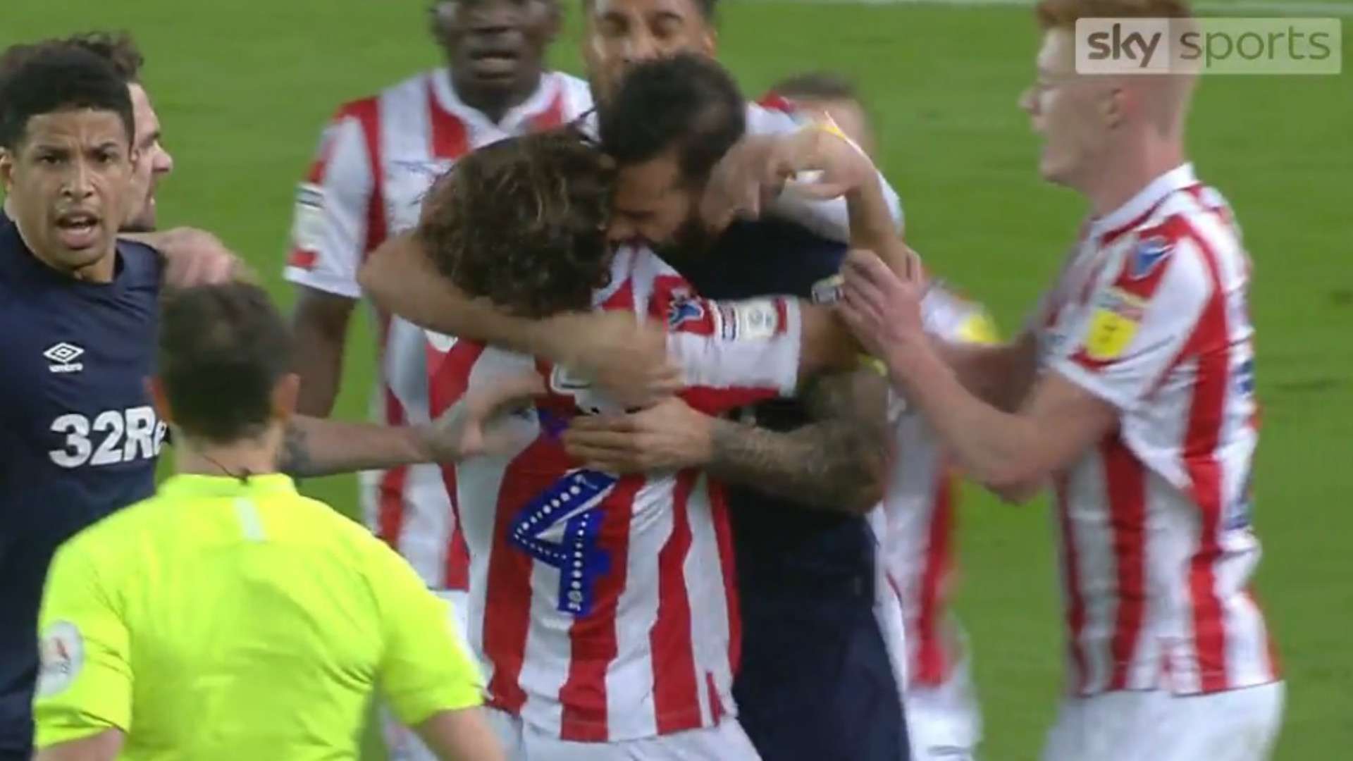 EMBED ONLY Bradley Johnson Joe Allen Derby County Stoke City screenshot