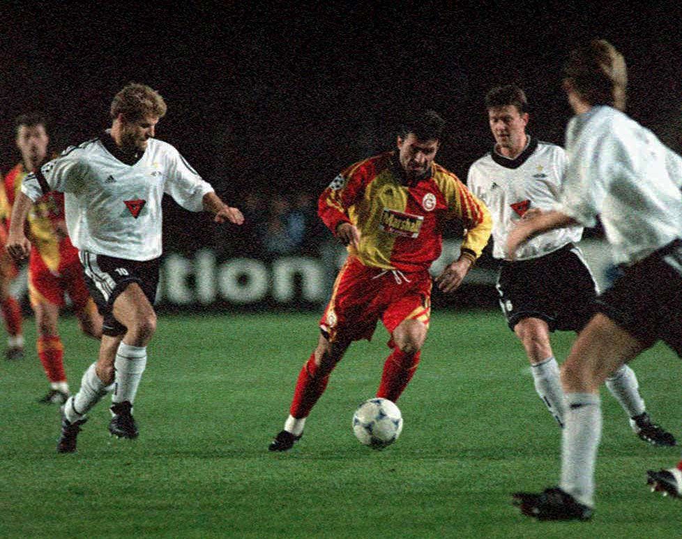 Gheorghe Hagi Galatasaray Rosenborg UEFA Champions League 11/04/98