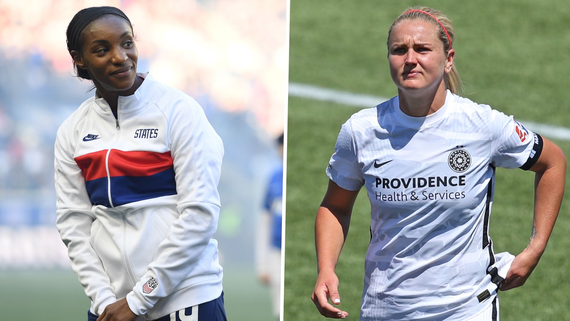 Crystal Dunn Lindsey Horan 2020-21