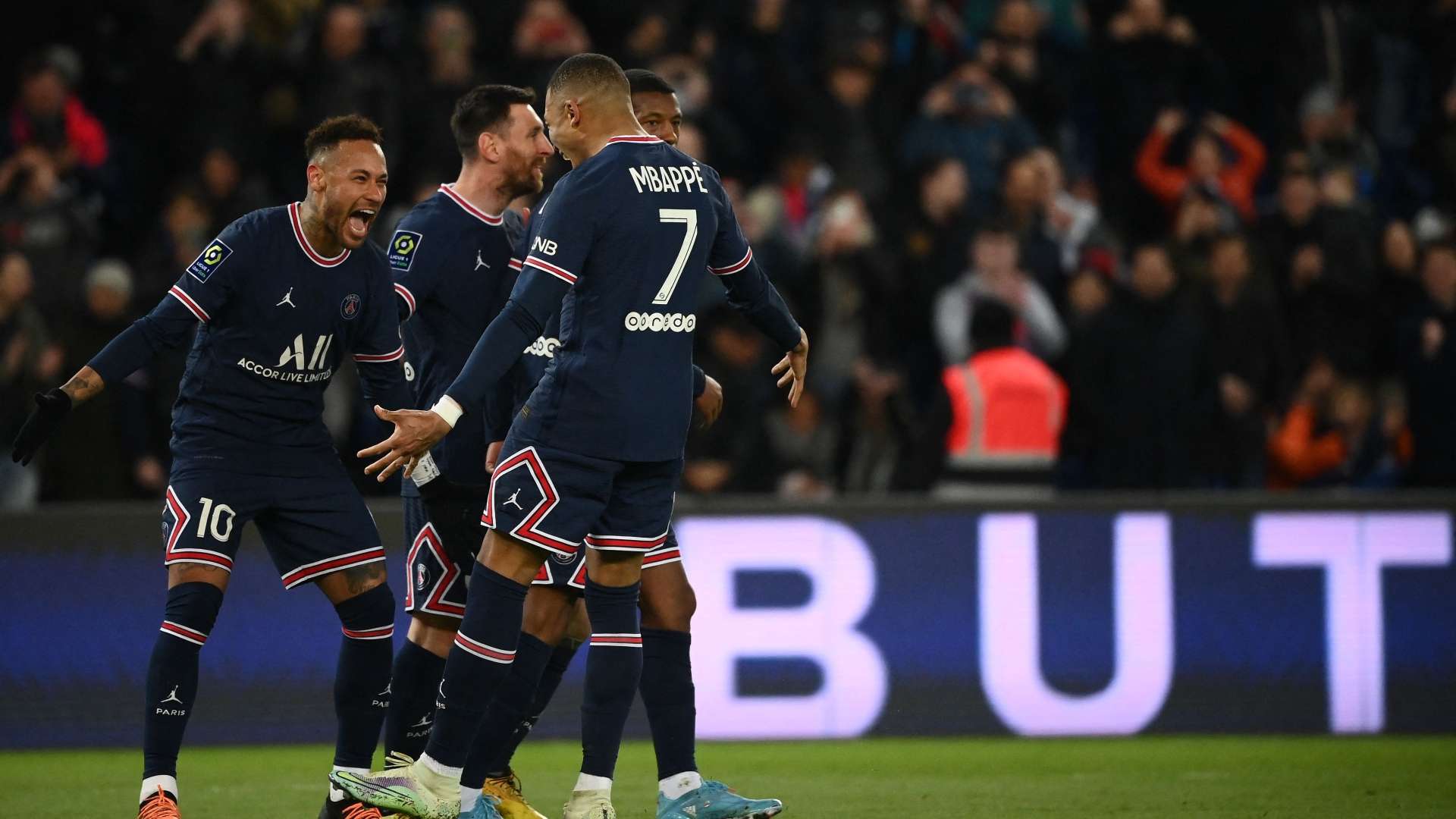 Neymar, Messi, Mbappé