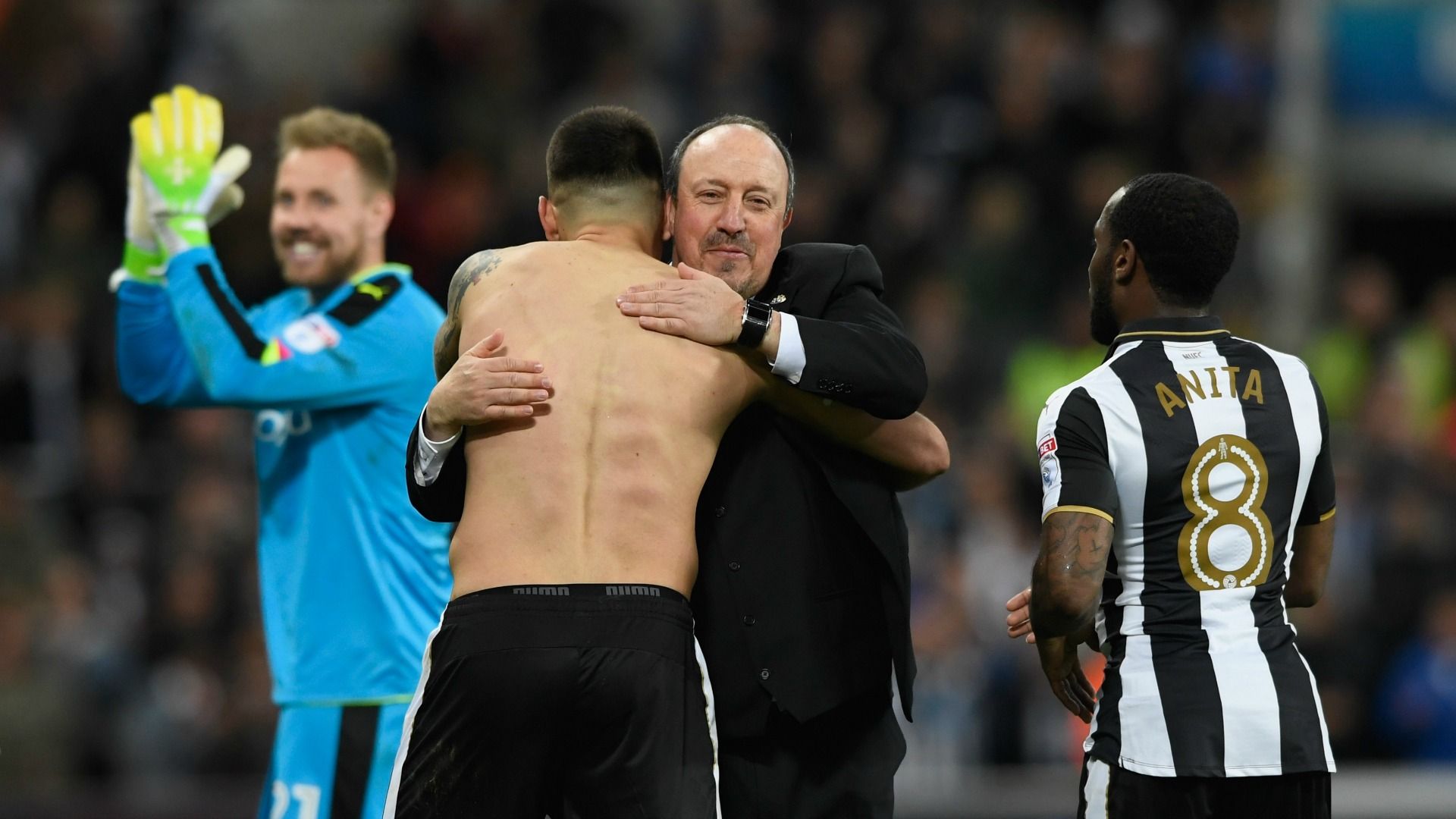 Rafa Benitez Aleksandar Mitrovic Anita Elliot Newcastle Preston 240417