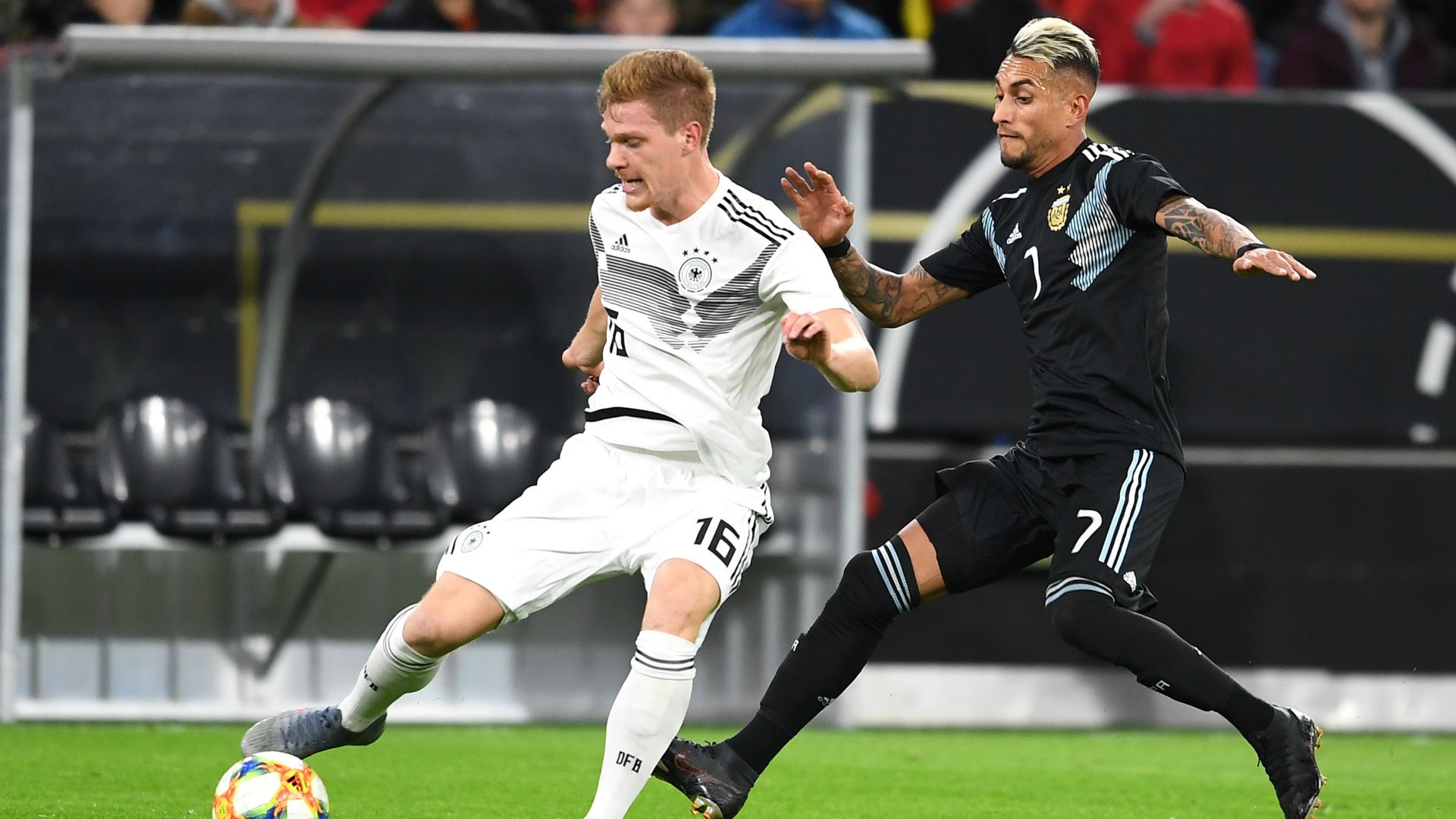 Halstenberg Pereyra Germany Argentina international friendly 09102019