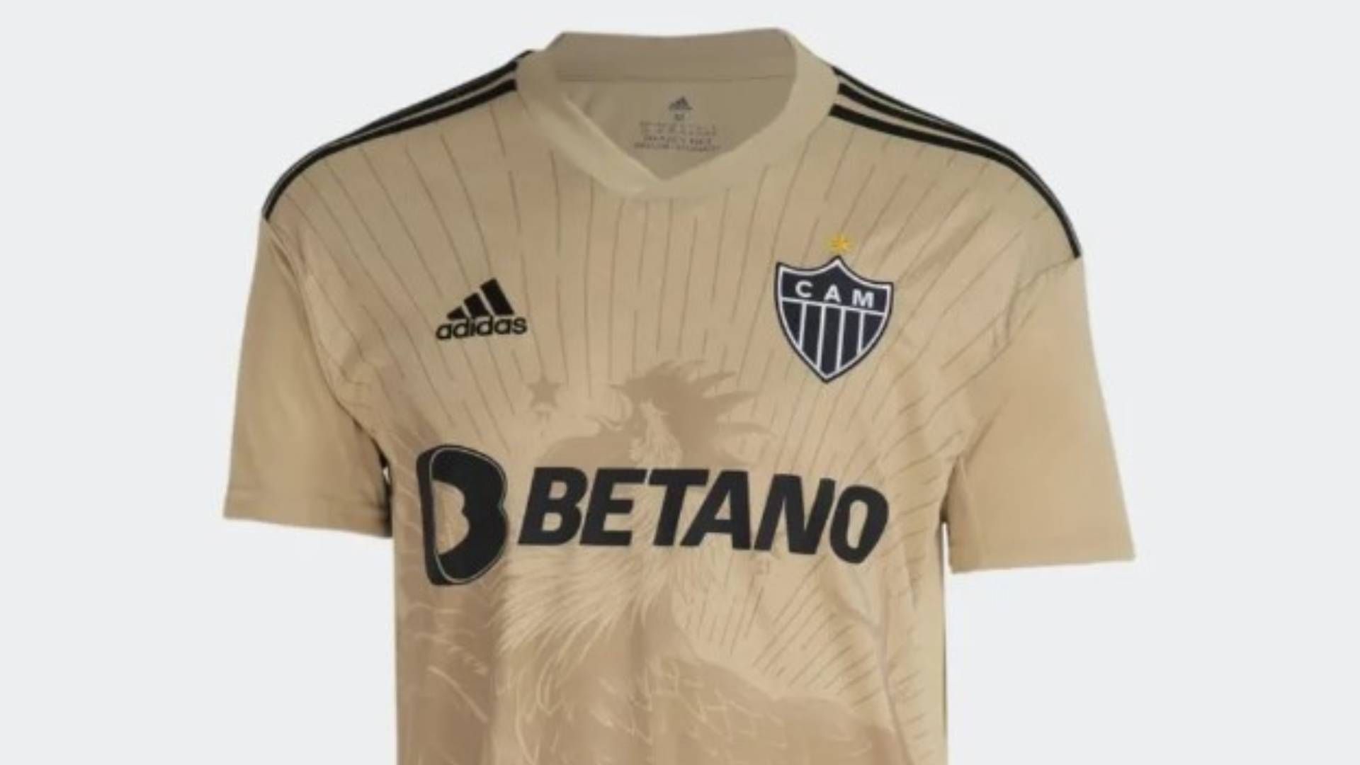 Atlético-MG, camisa dourada, 21/10/2022