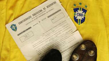 Pele 1970 Brazil football shirt