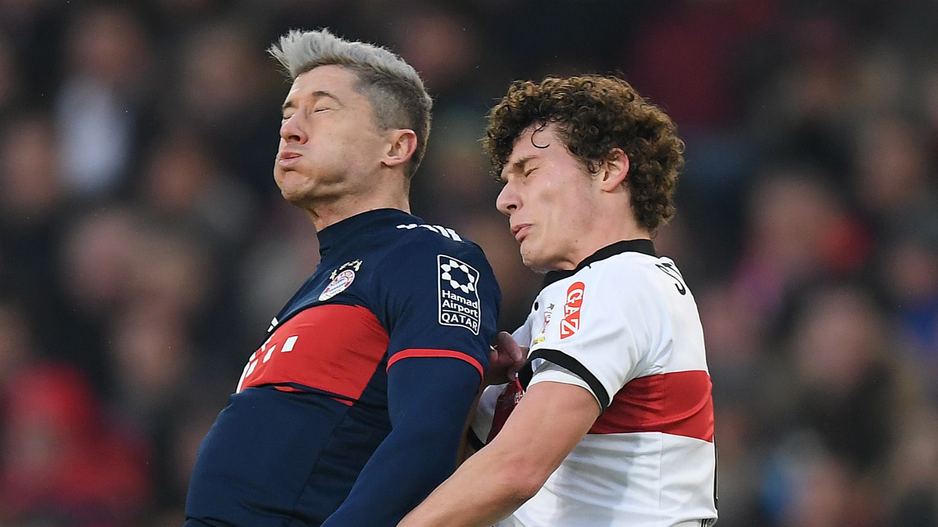 Robert Lewandowski Benjamin Pavard 2017