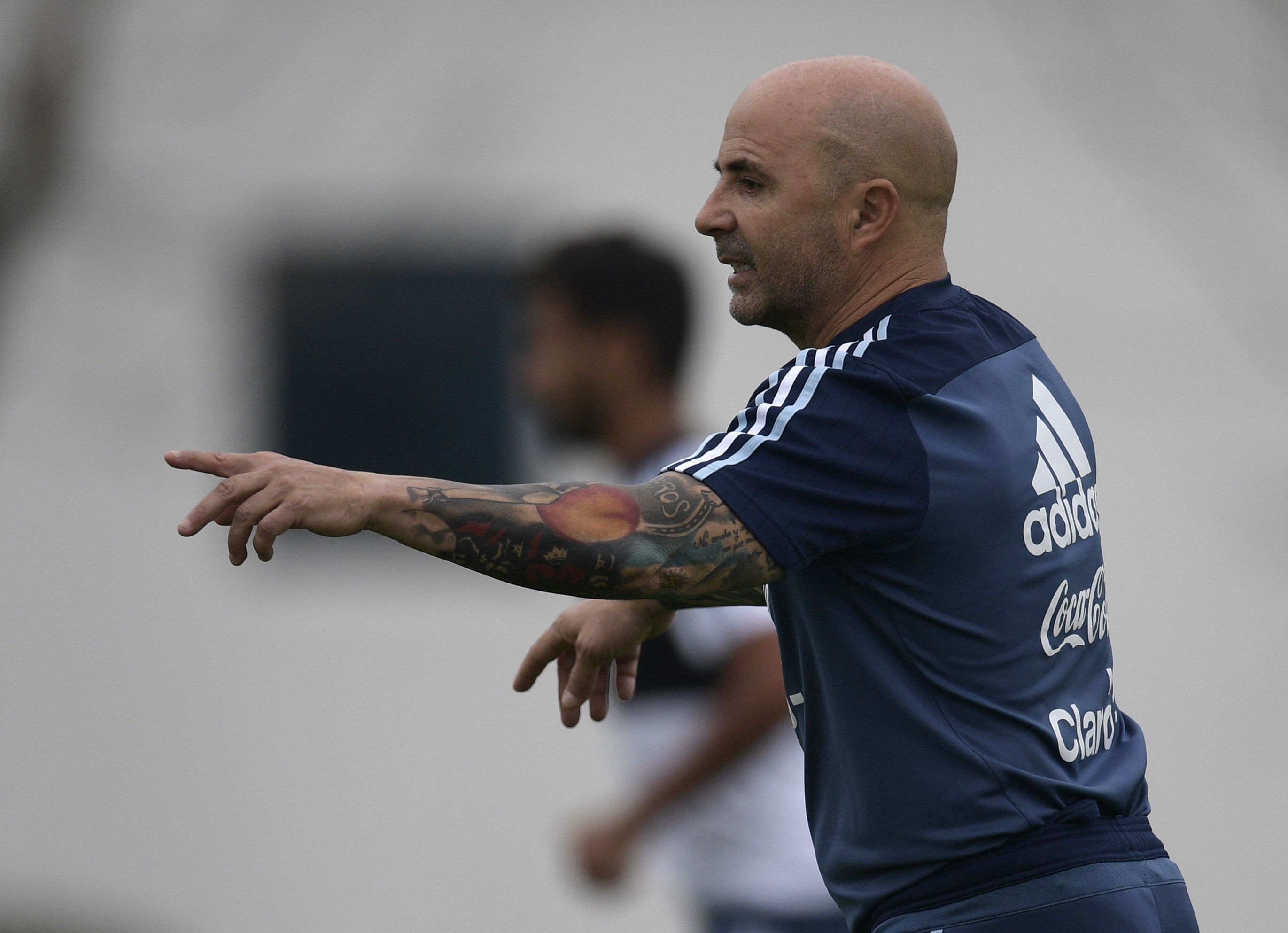Jorge Sampaoli Argentina Entrenamiento 29082017
