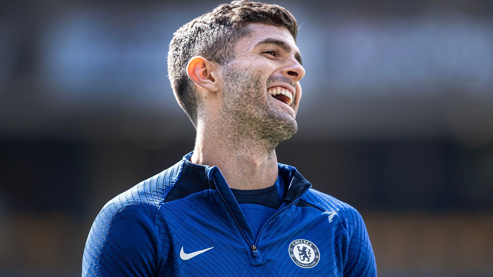 Christian Pulisic Chelsea laugh 2022-23