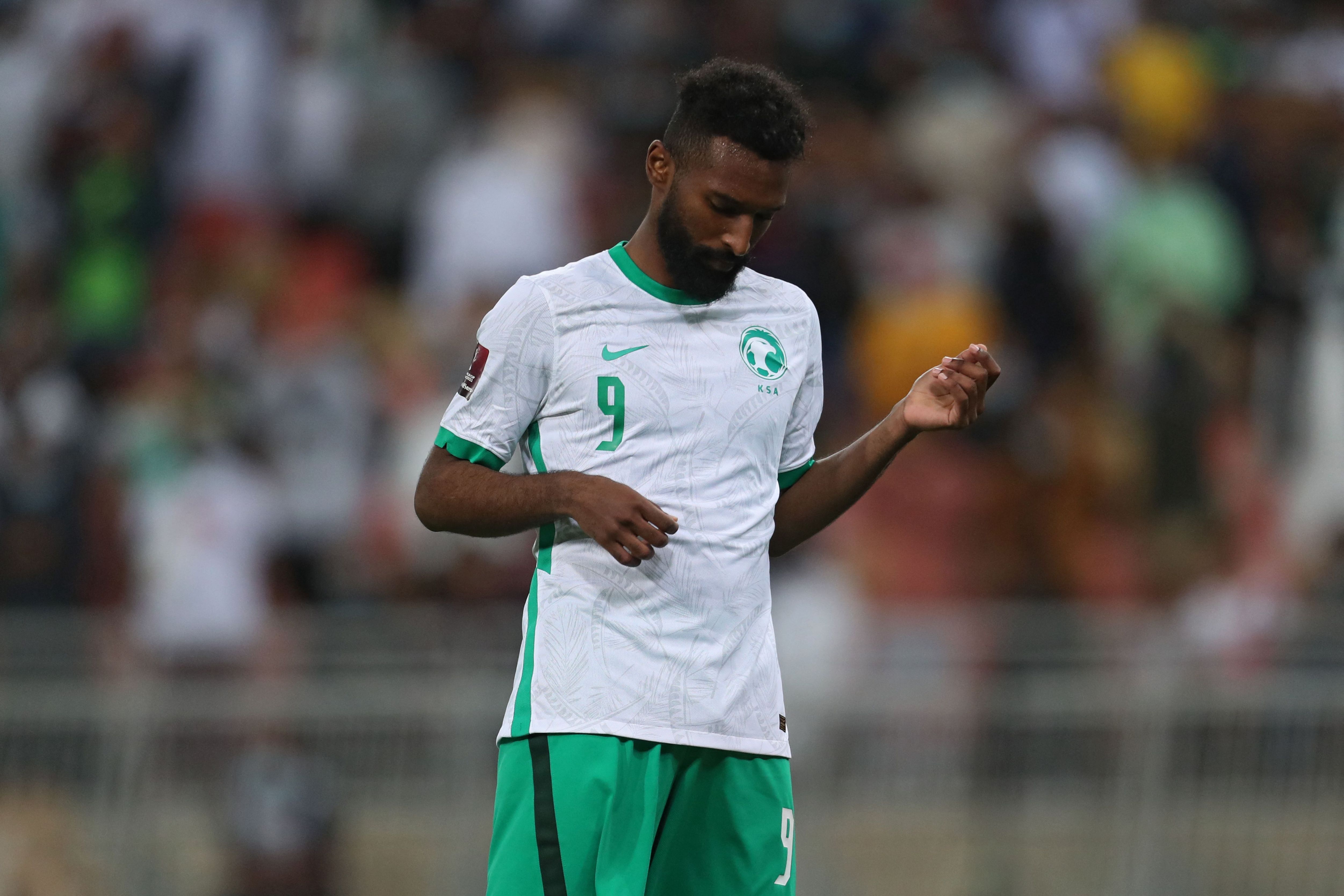 Saudi Arabia's forward Firas al-Buraikan