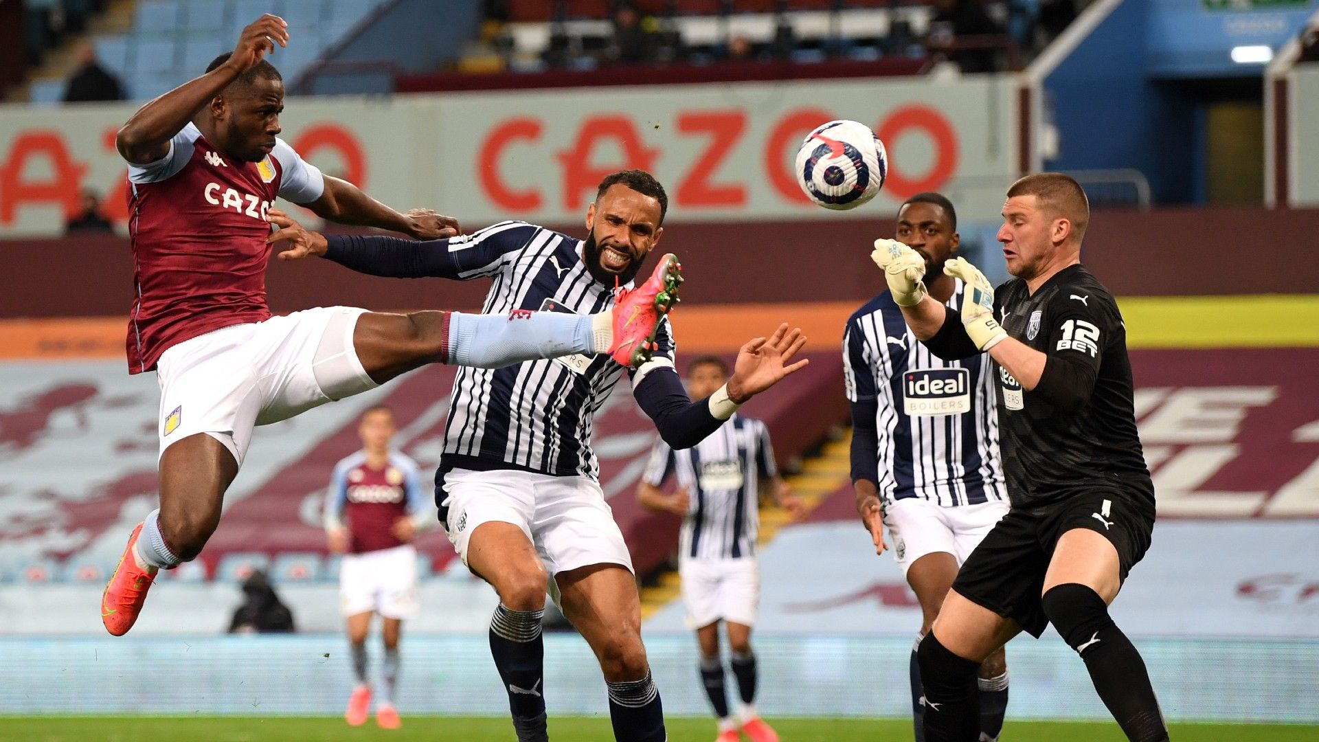 Keinan Davis Aston Villa vs West Brom Premier League 2020-21